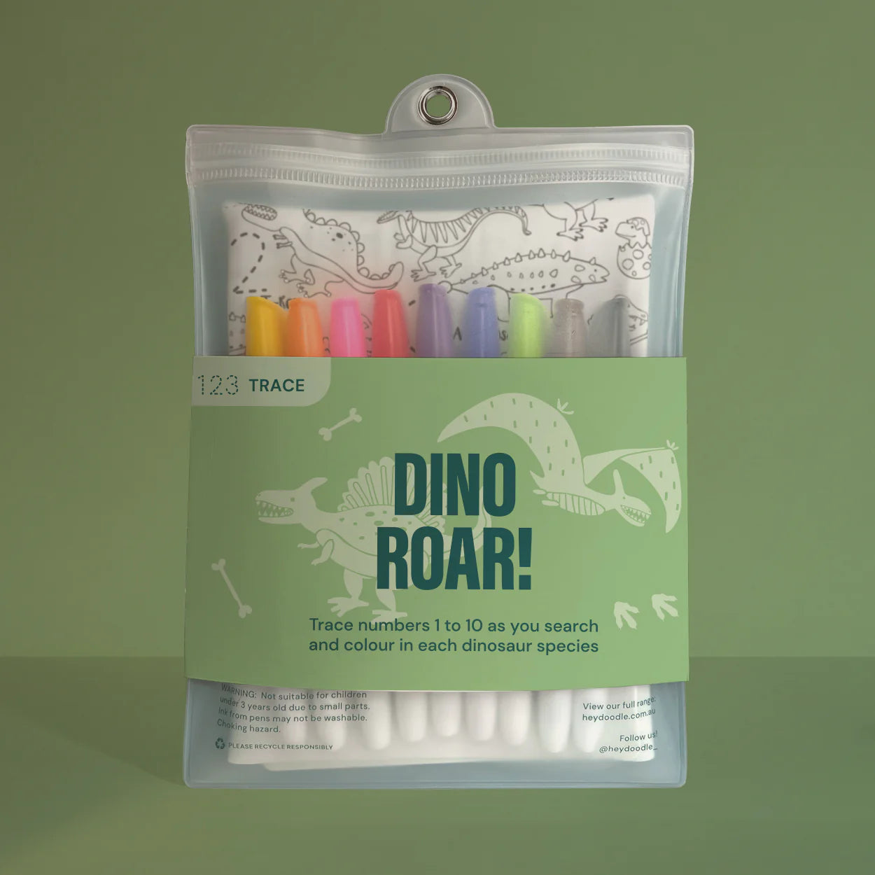 HEYDOODLE MAT - DINO ROAR