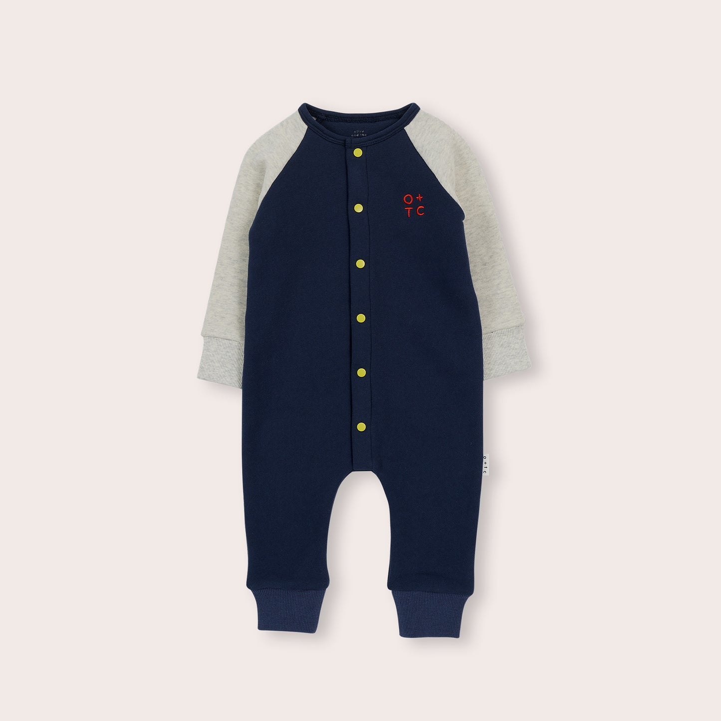 COSY BLOCK ROMPER - TEAL