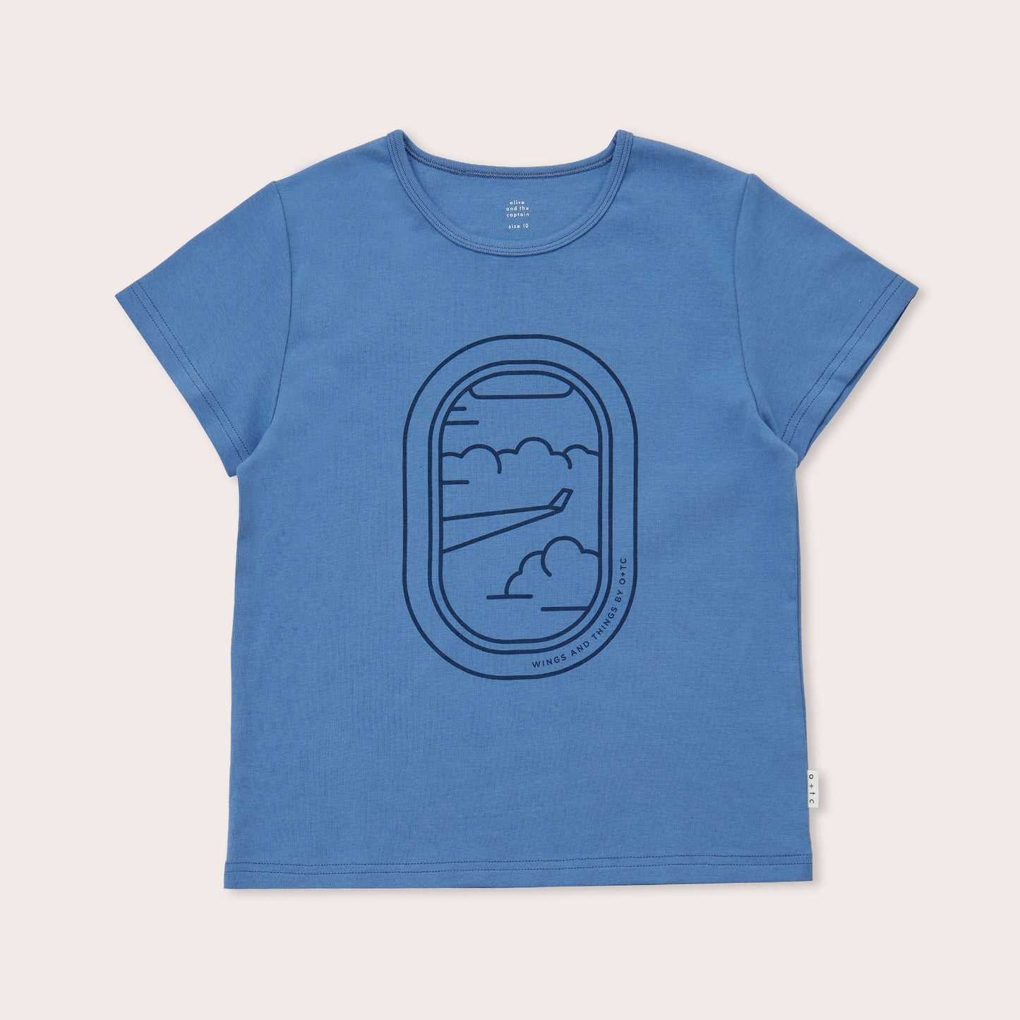 WINGS + THINGS TEE - PARISIAN BLUE