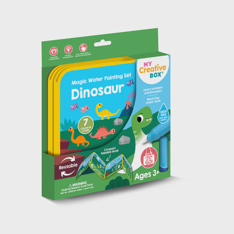 MAGIC WATER PAINTING SET - DINOSAUR