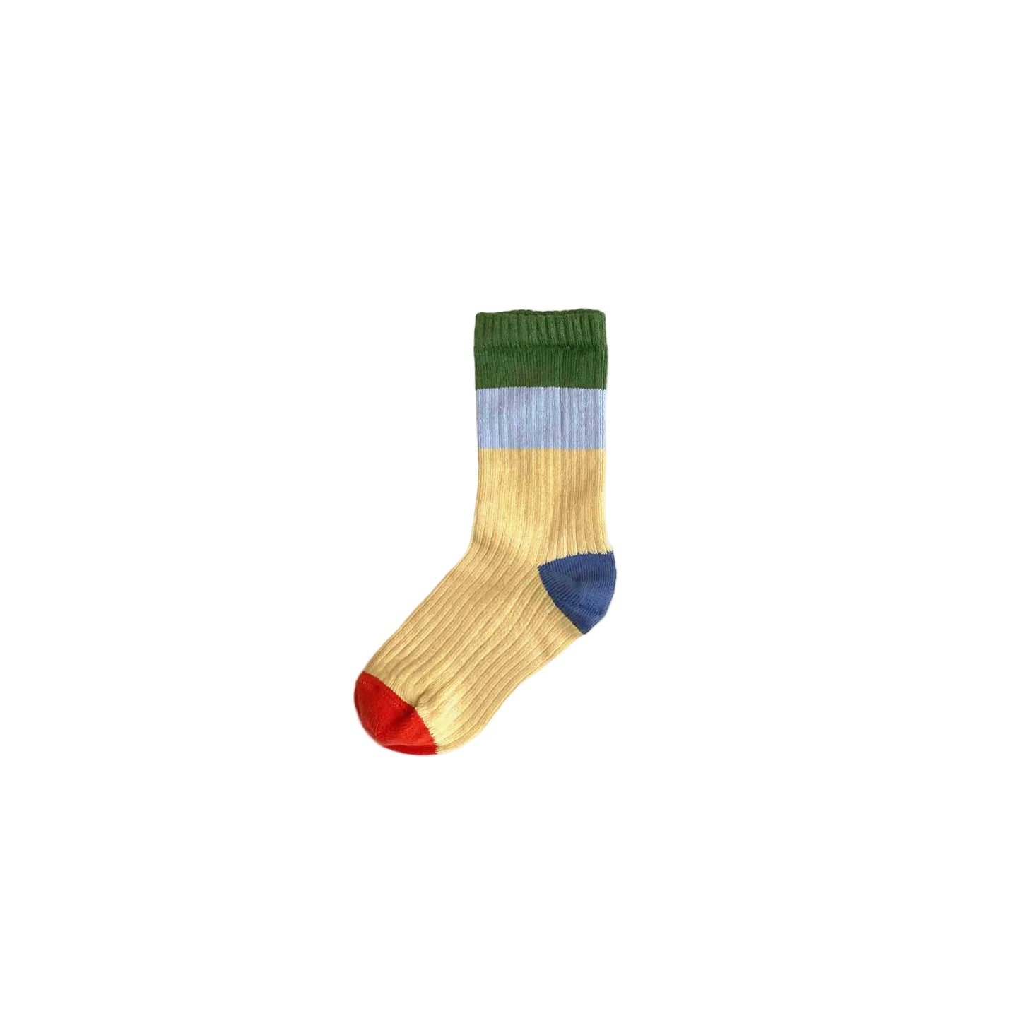 ORGANIC COTTON KNIT SOCKS - COLOUR SOCKS