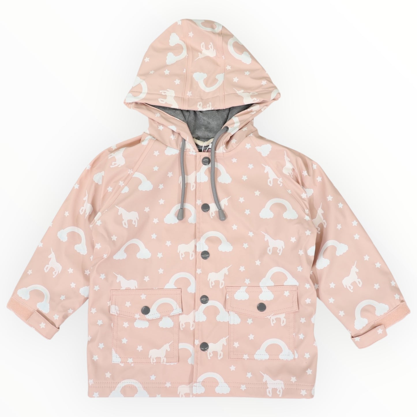 COLOUR CHANGE UNICORN RAINCOAT - PINK