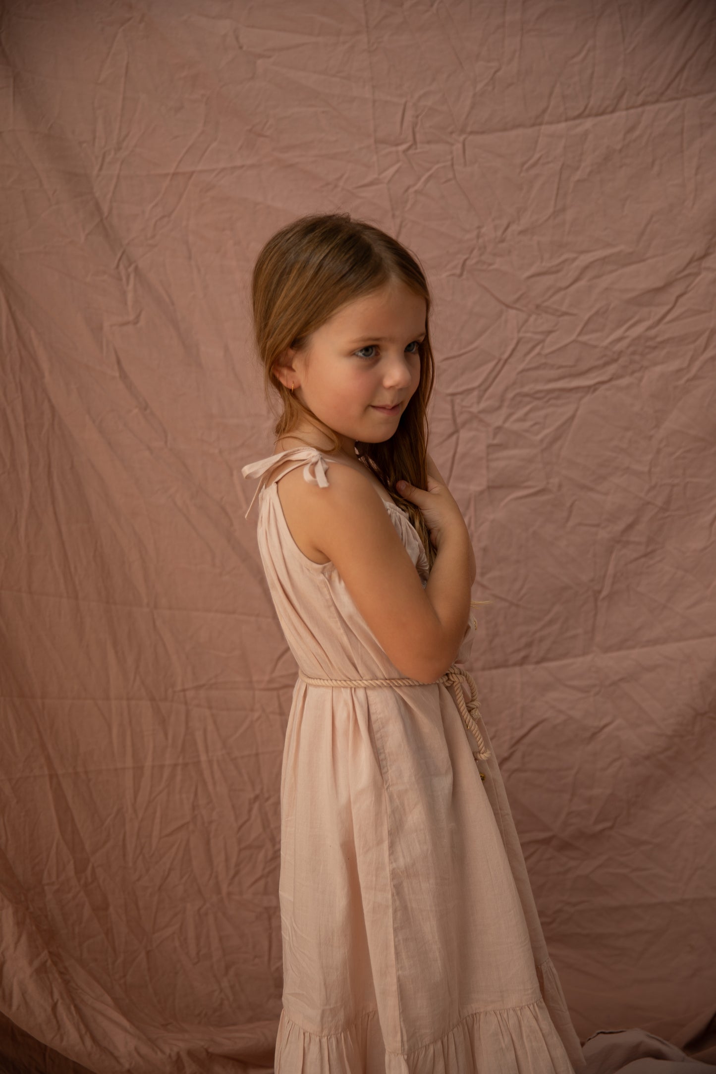 ALESSANDRA DRESS - ROSE QUARTZ