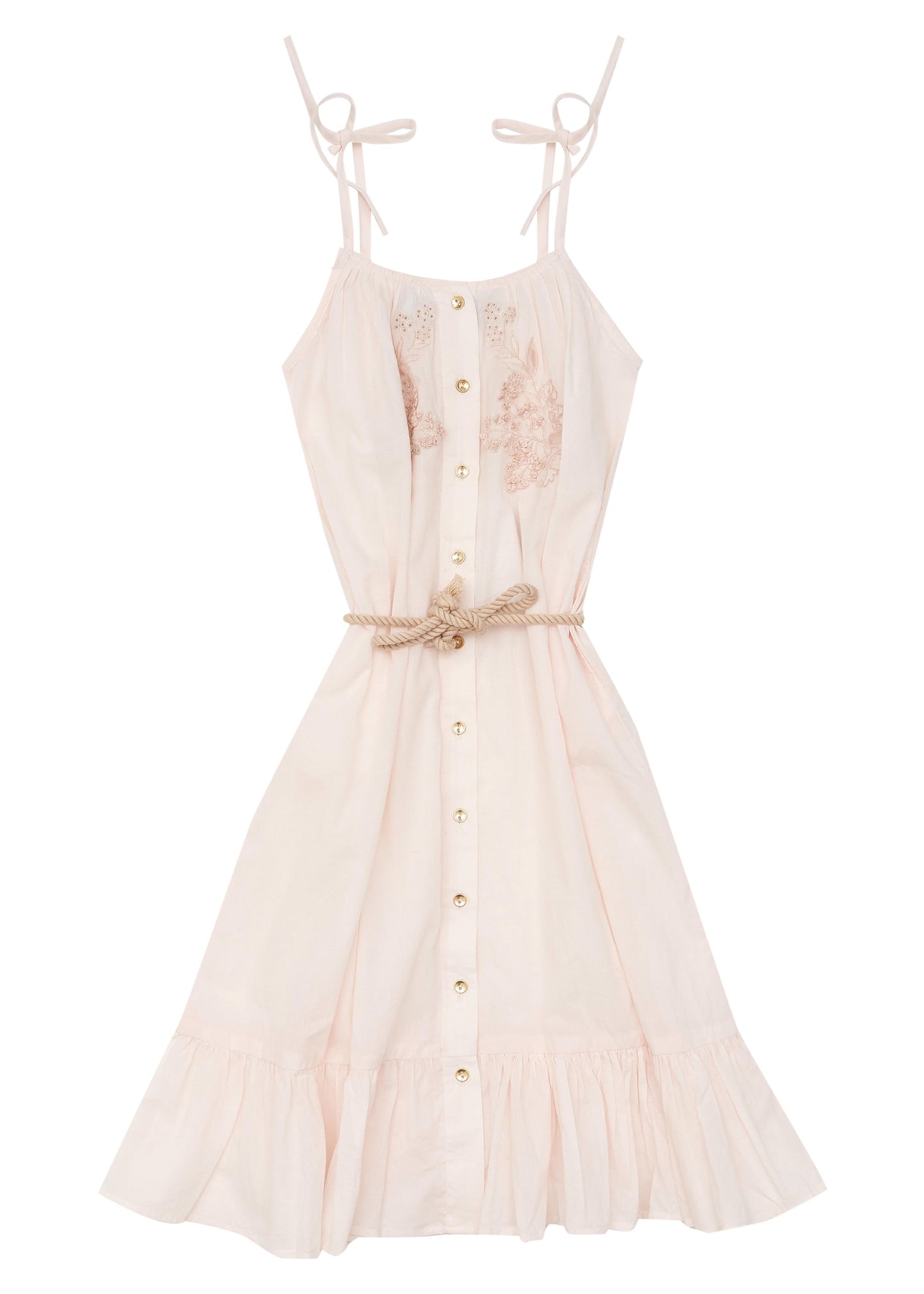 ALESSANDRA DRESS - ROSE QUARTZ