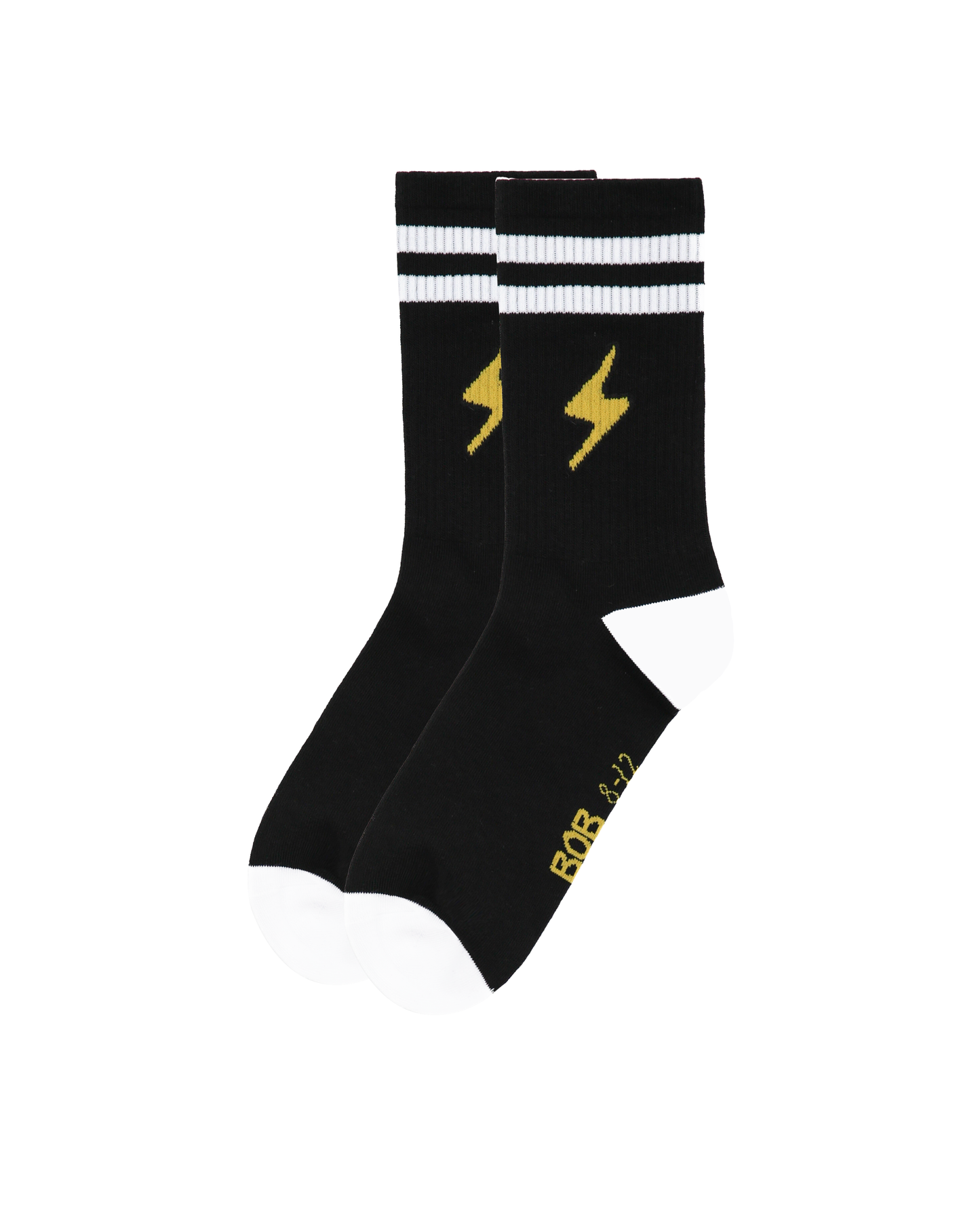 BOLT SKATE SOCKS - BLACK
