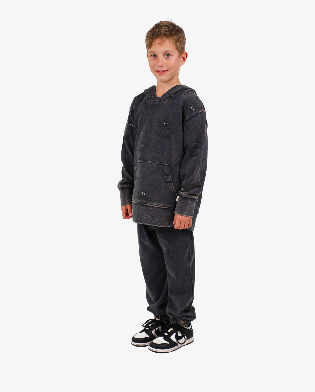 BURGER HOOD - NAVY WASH