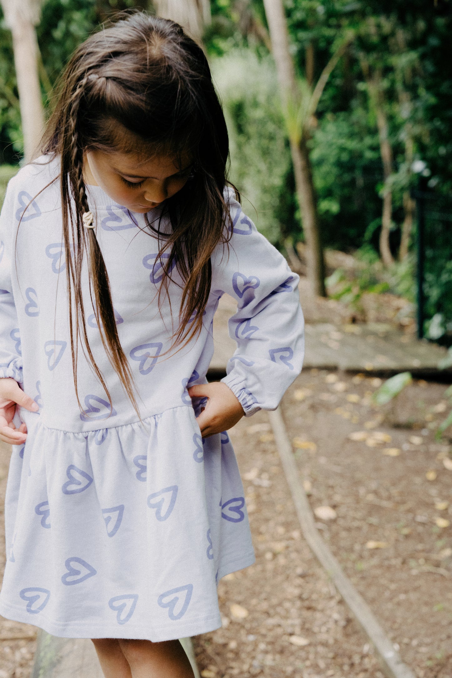 HEART DRESS - ORCHID