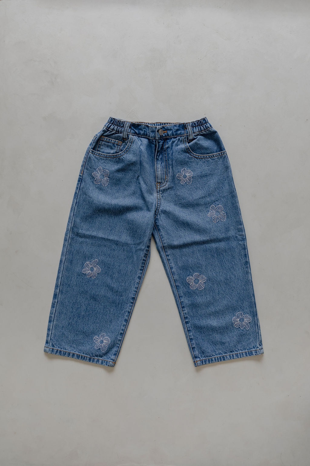 DENIM JEANS - FLOWER