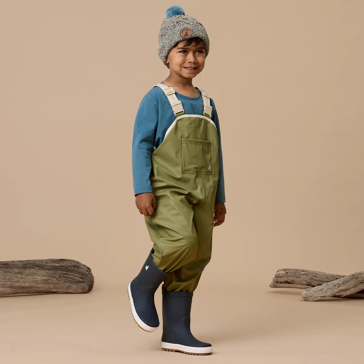 RAIN OVERALLS - FERN