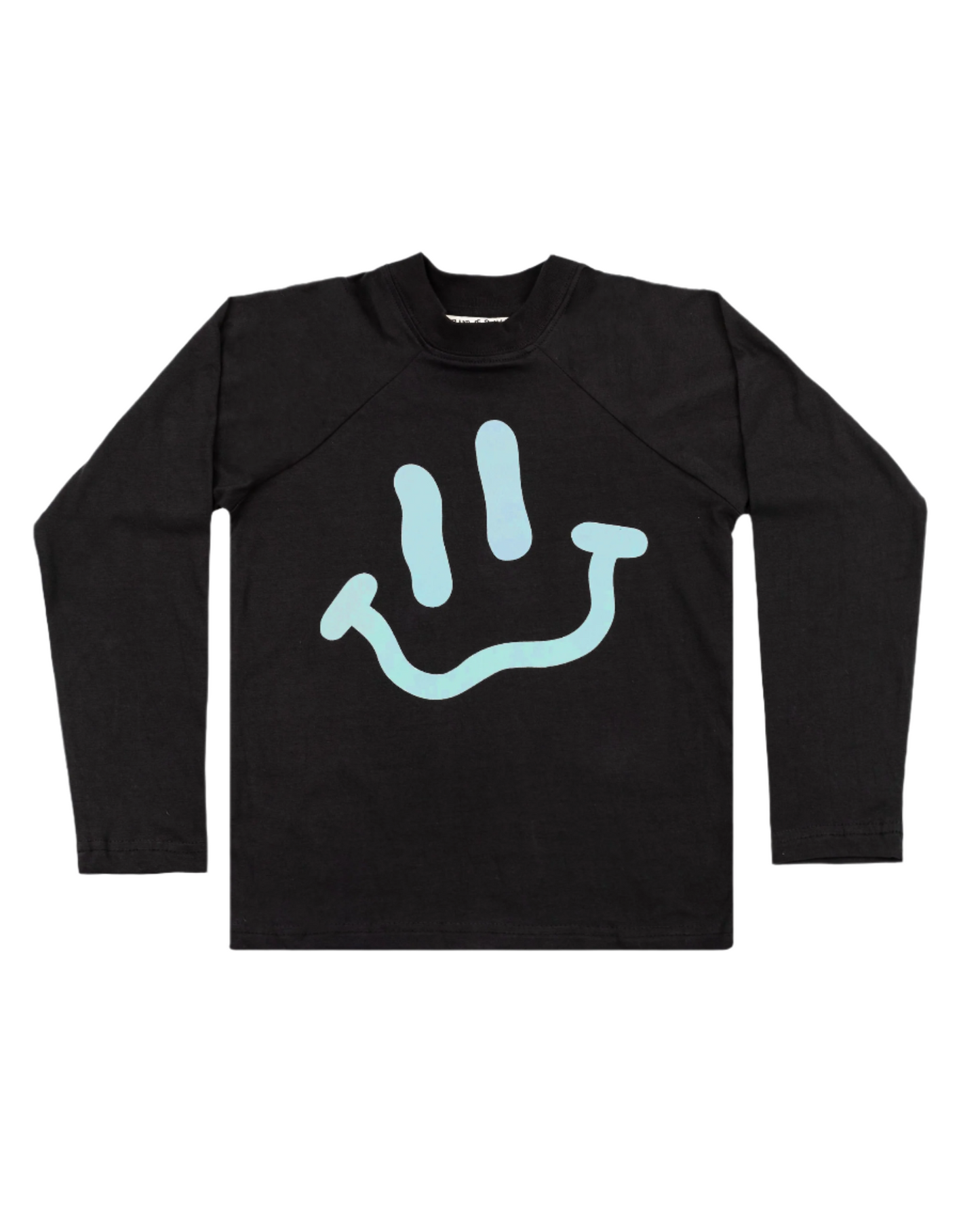 SMILE LS TEE - CHARCOAL