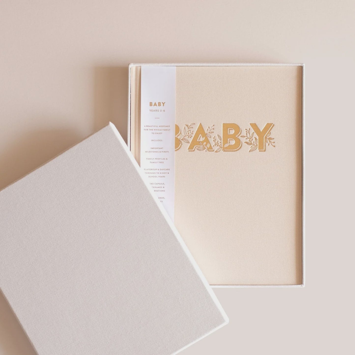 BABY BOOK BOXED - BUTTERMILK