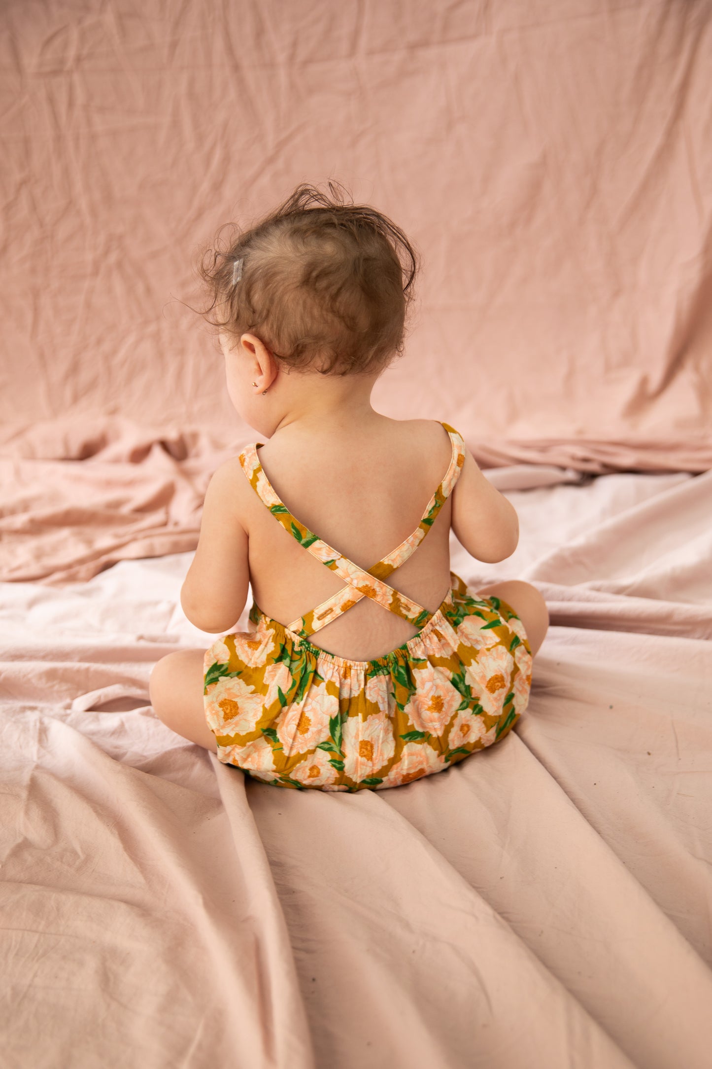FREYA ROMPER - SOIREE BOUQUETHONEY MUSTARD