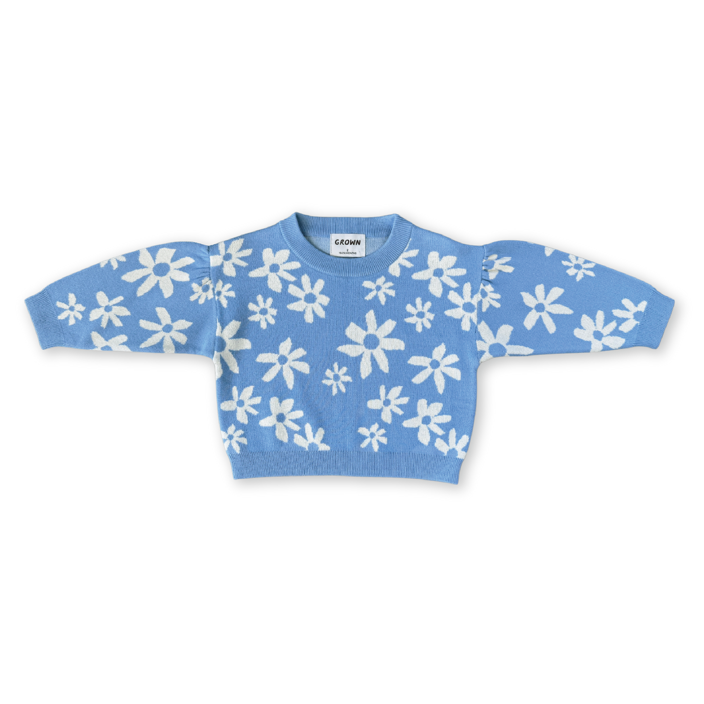 ORGANIC WILD FLOWER KNIT PULLOVER