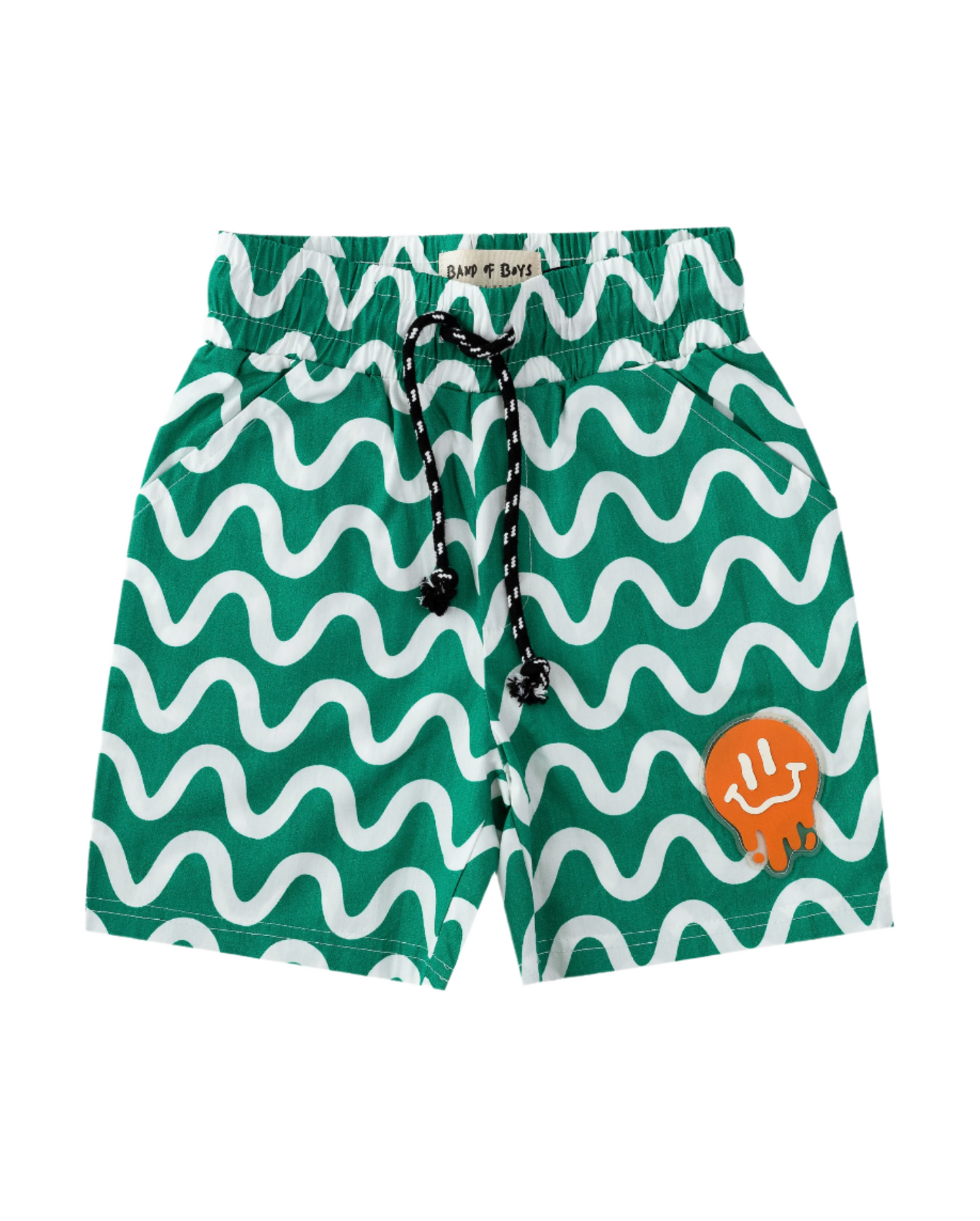 SQUIGGLE SHORTS - GREEN