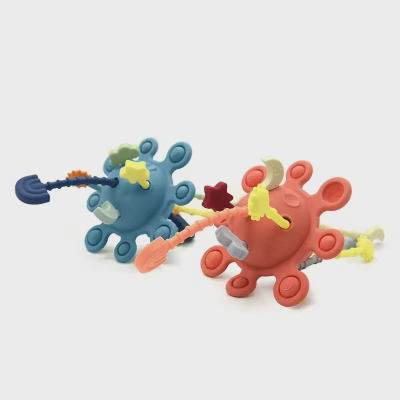 SILICONE BABY PULL TOY