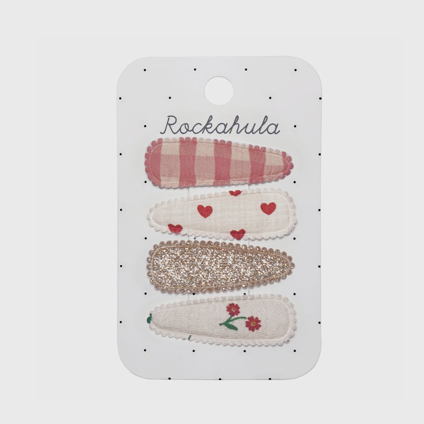 WILDFLOWER FABRIC CLIP SET