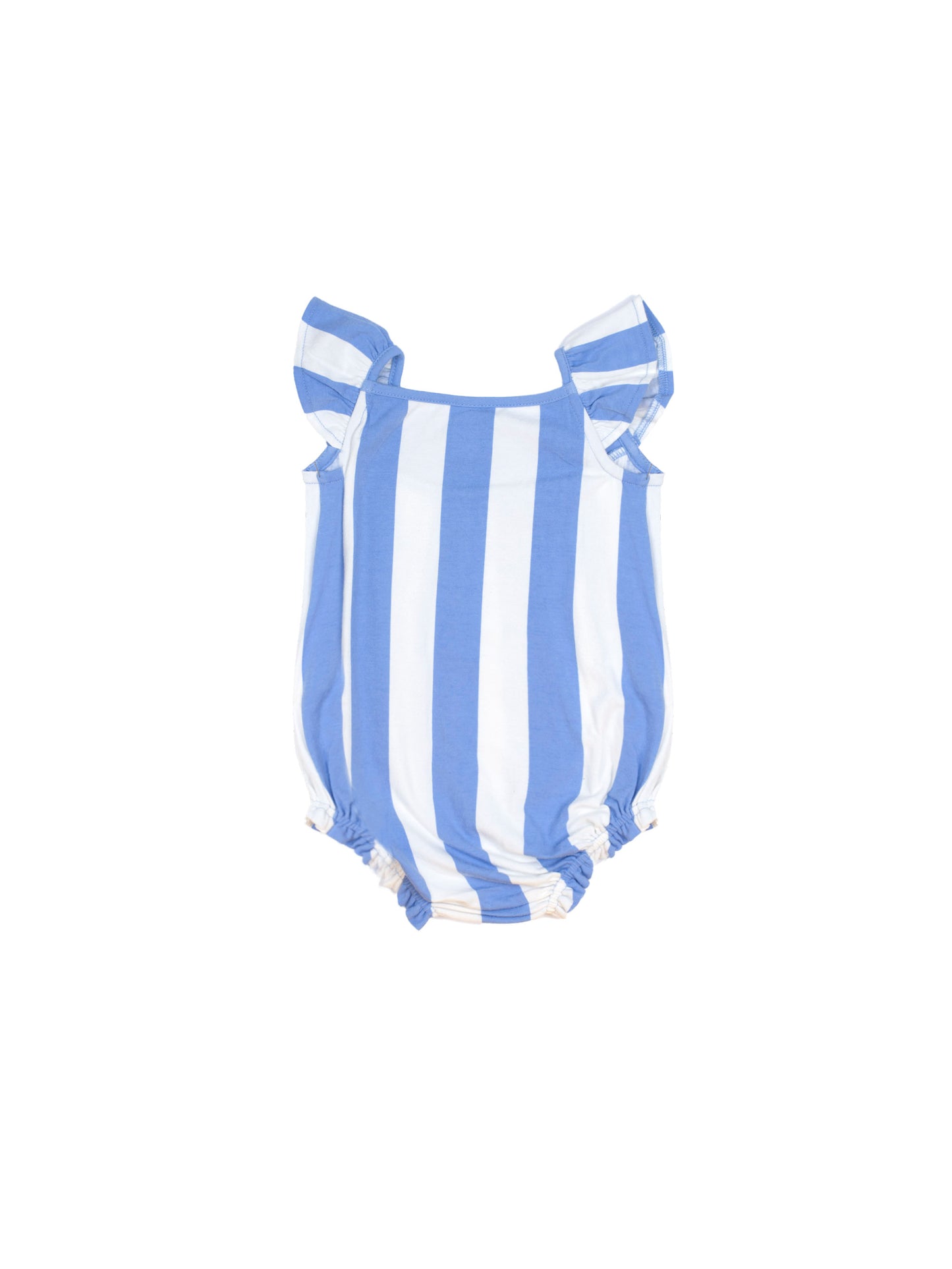 SEASIDE CHERRY STRIPE PLAYSUIT - SEASIDE ALMOND MILK