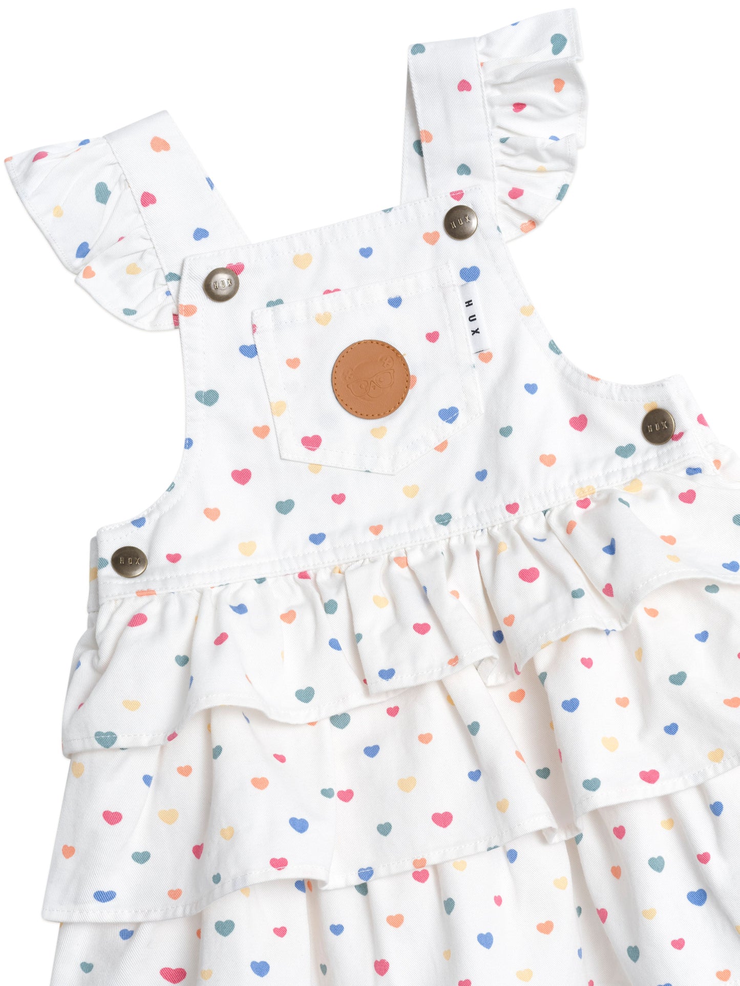 I HEART CAKE PINAFORE DRESS - MULTI