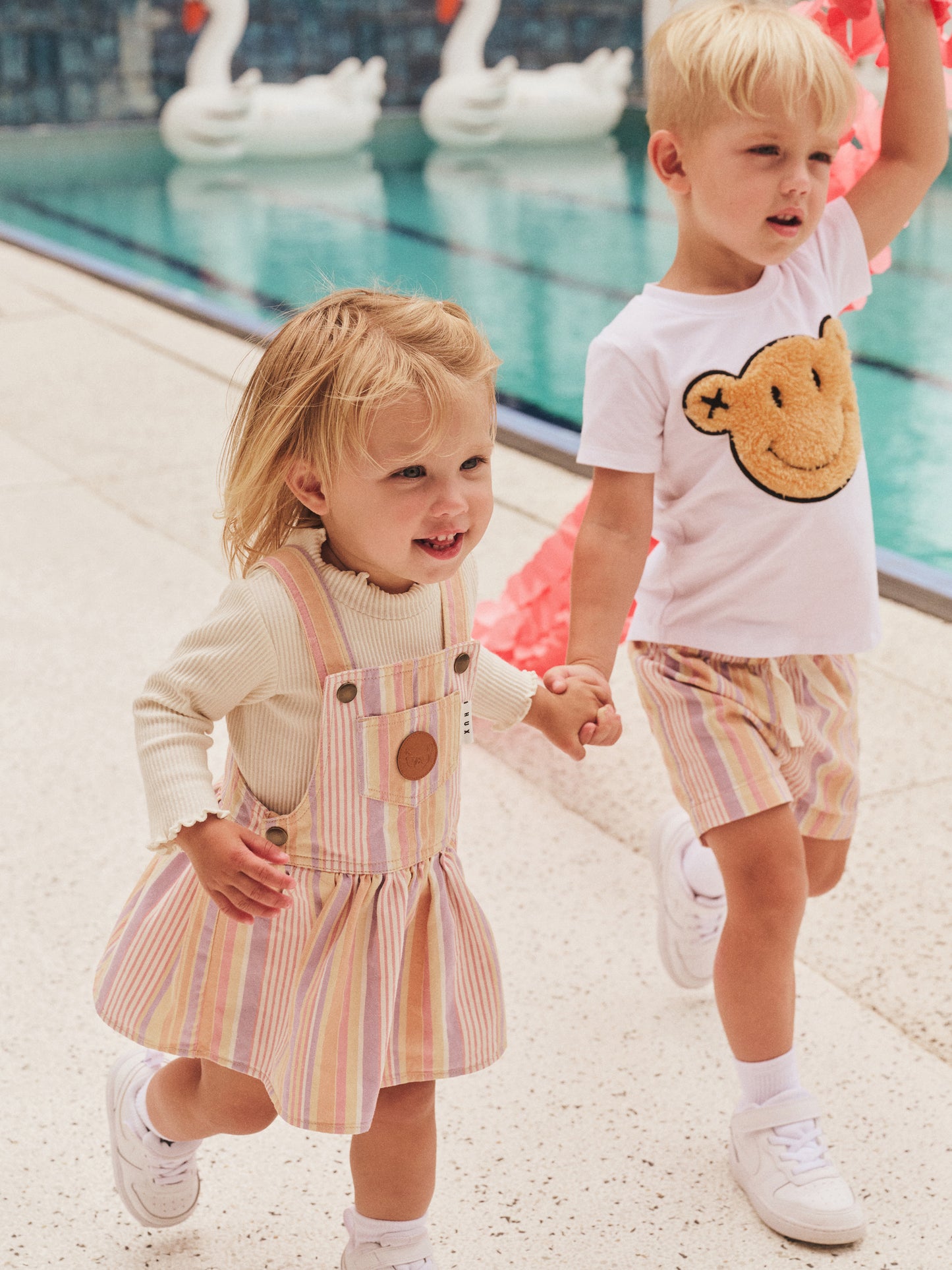 VINTAGE STRIPE CHINO SHORT - MULTI