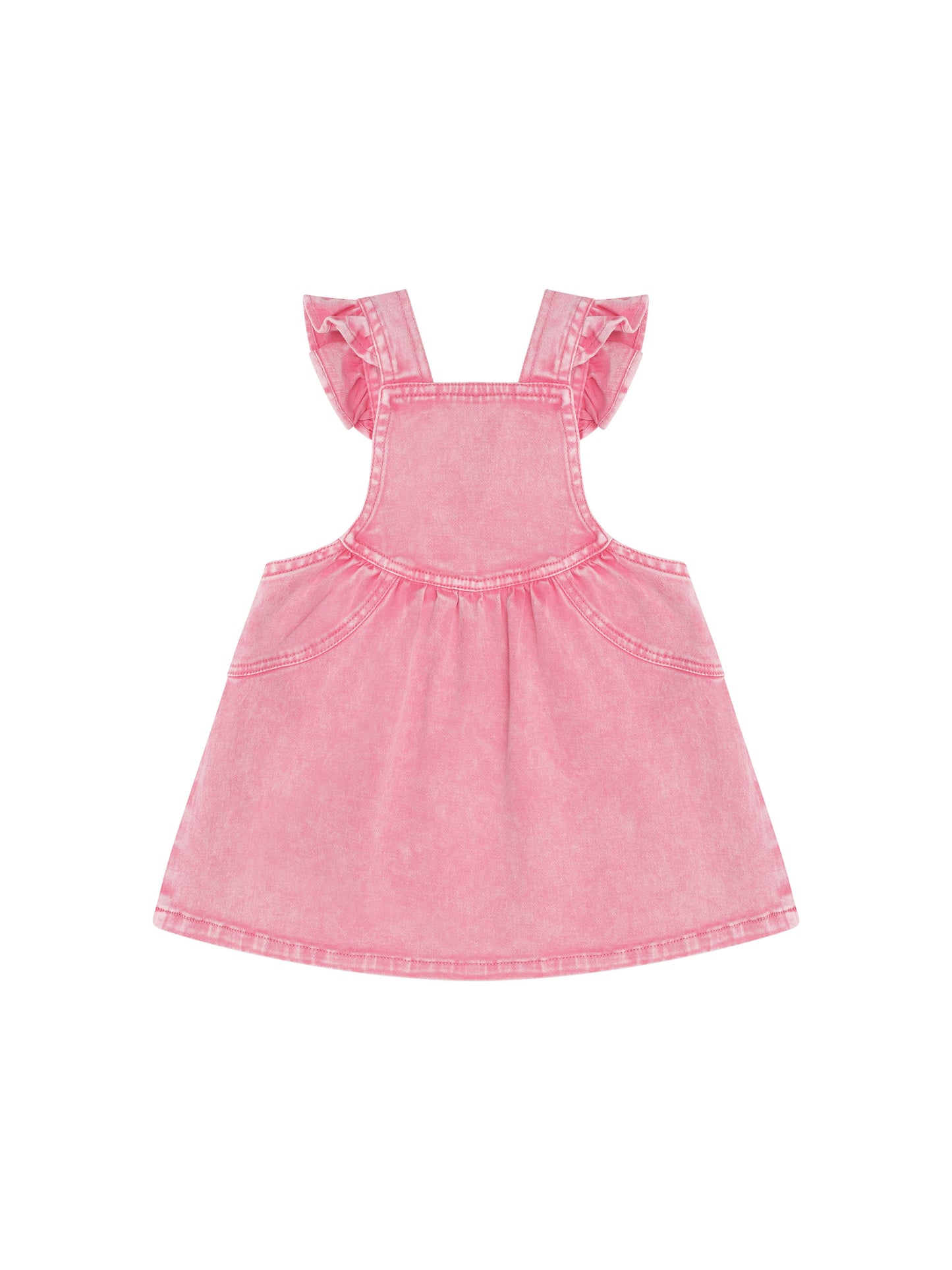 BERRY VINTAGE PINAFORE DRESS - BUBBLEGUM