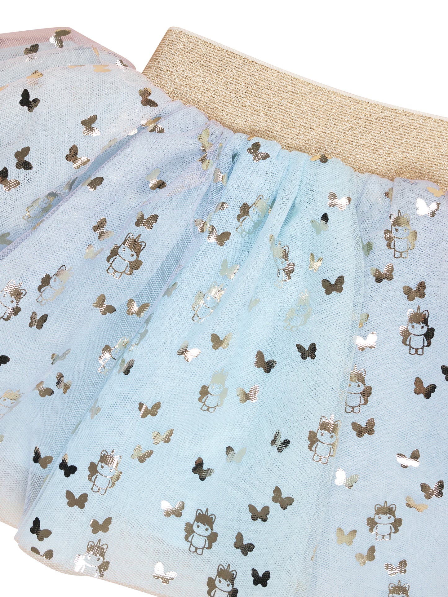 BUTTERFLY UNICORN TULLE SKIRT - MULTI