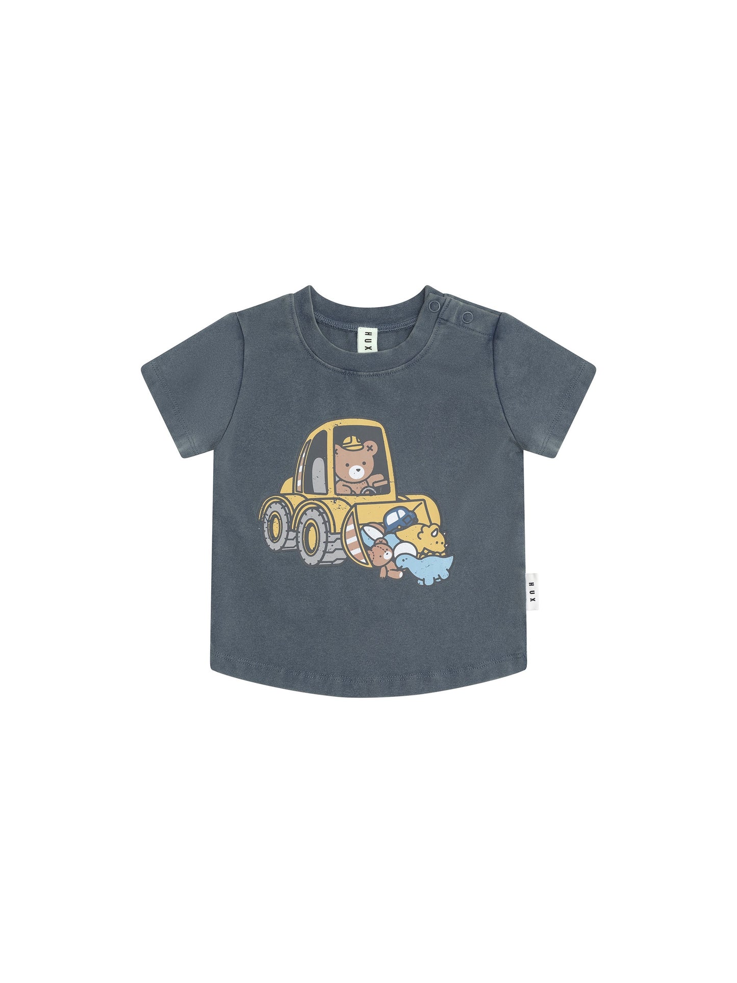 DIGGER HUX T-SHIRT - WASHED NAVY