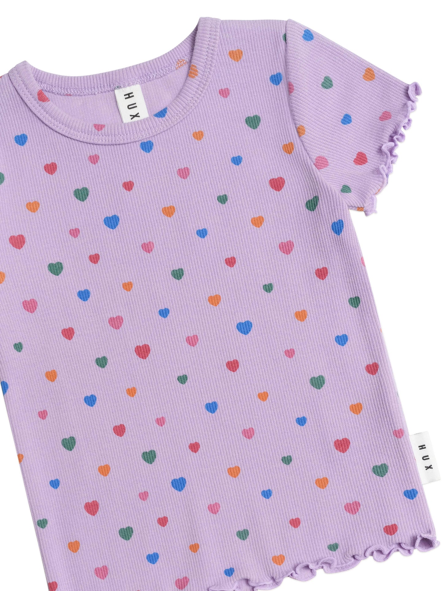 I HEART CAKE RIB TEE - PURPLE ROSE