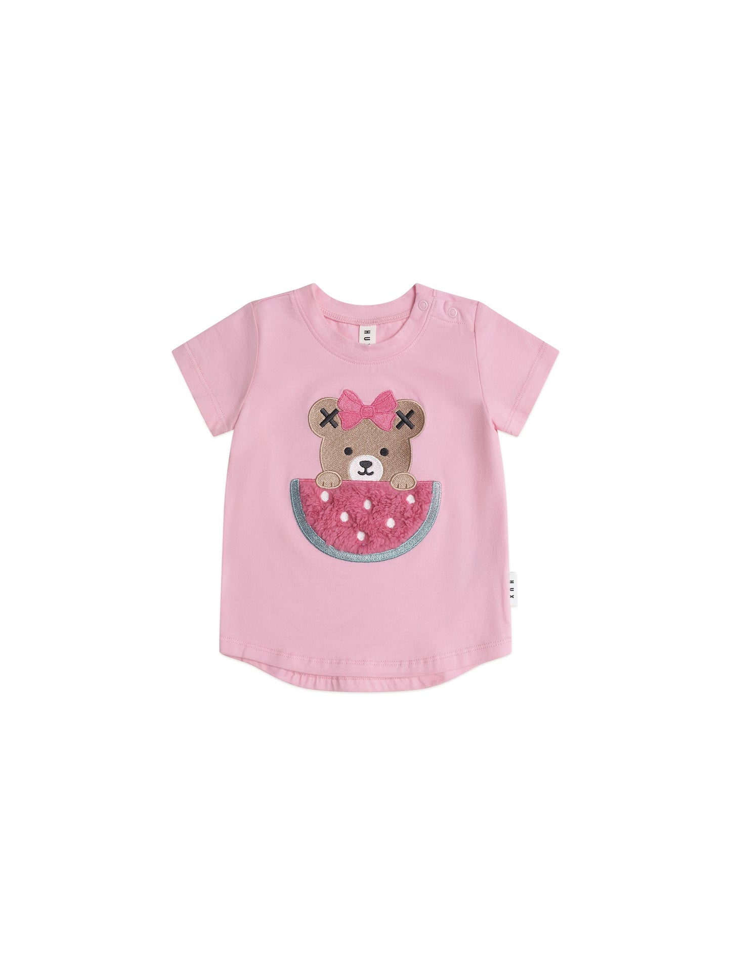 I CARRIED A WATERMELON HUXETTE TEE - STRAWBERRY