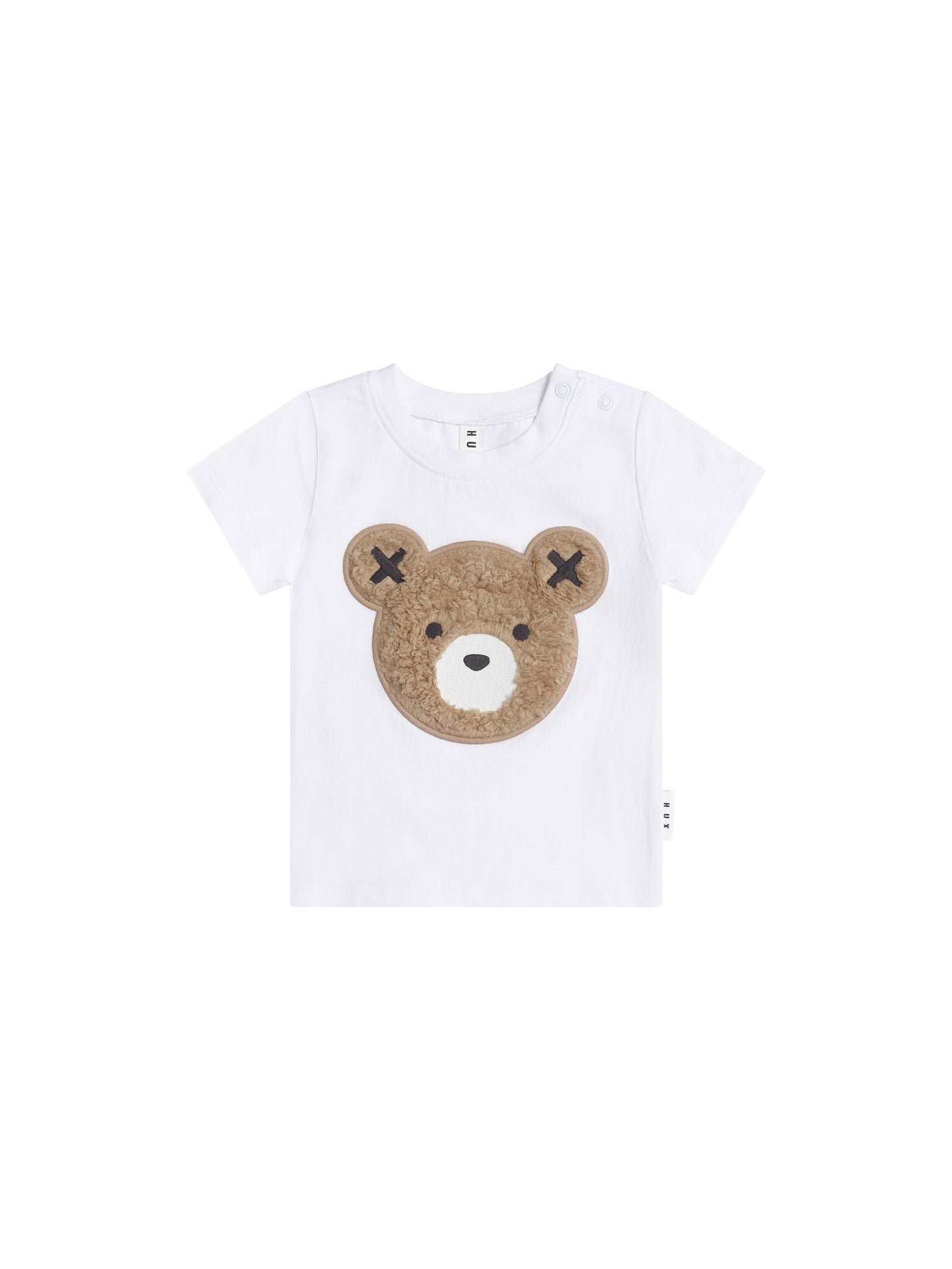 FURRY HUXBEAR TEE - CRISP WHITE