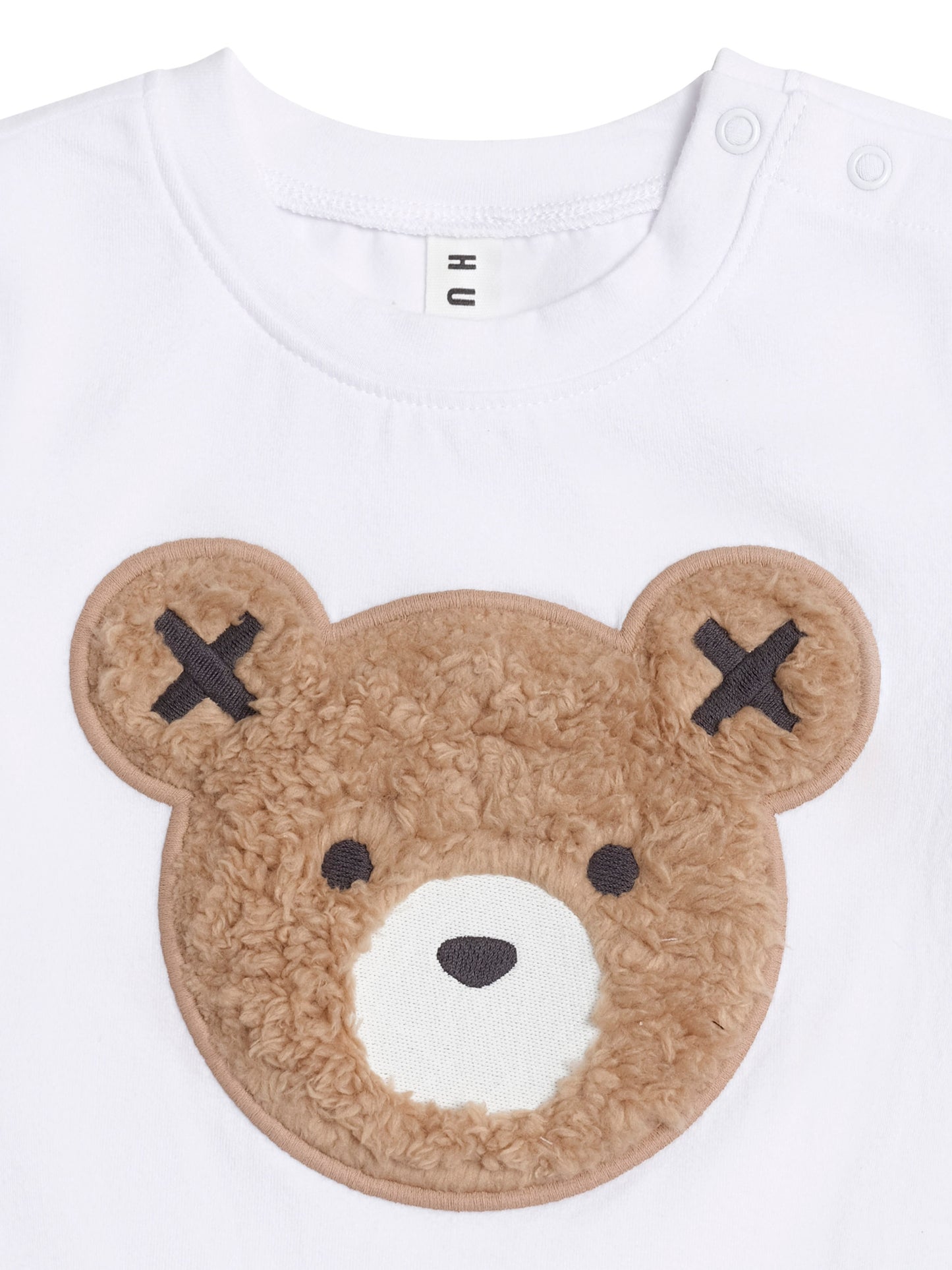 FURRY HUXBEAR TEE - CRISP WHITE