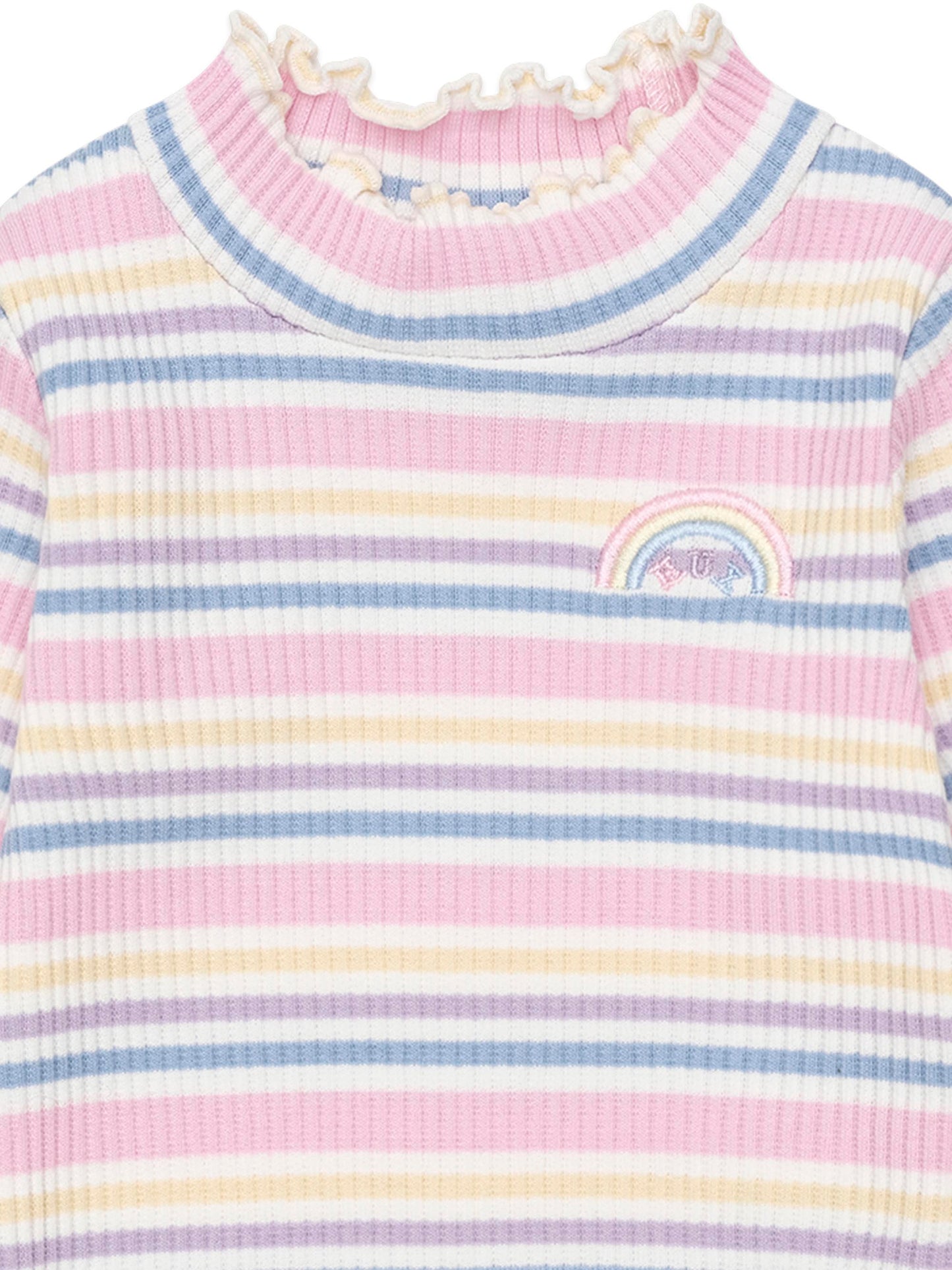 RIB SKIVVY - RAINBOW STRIPE