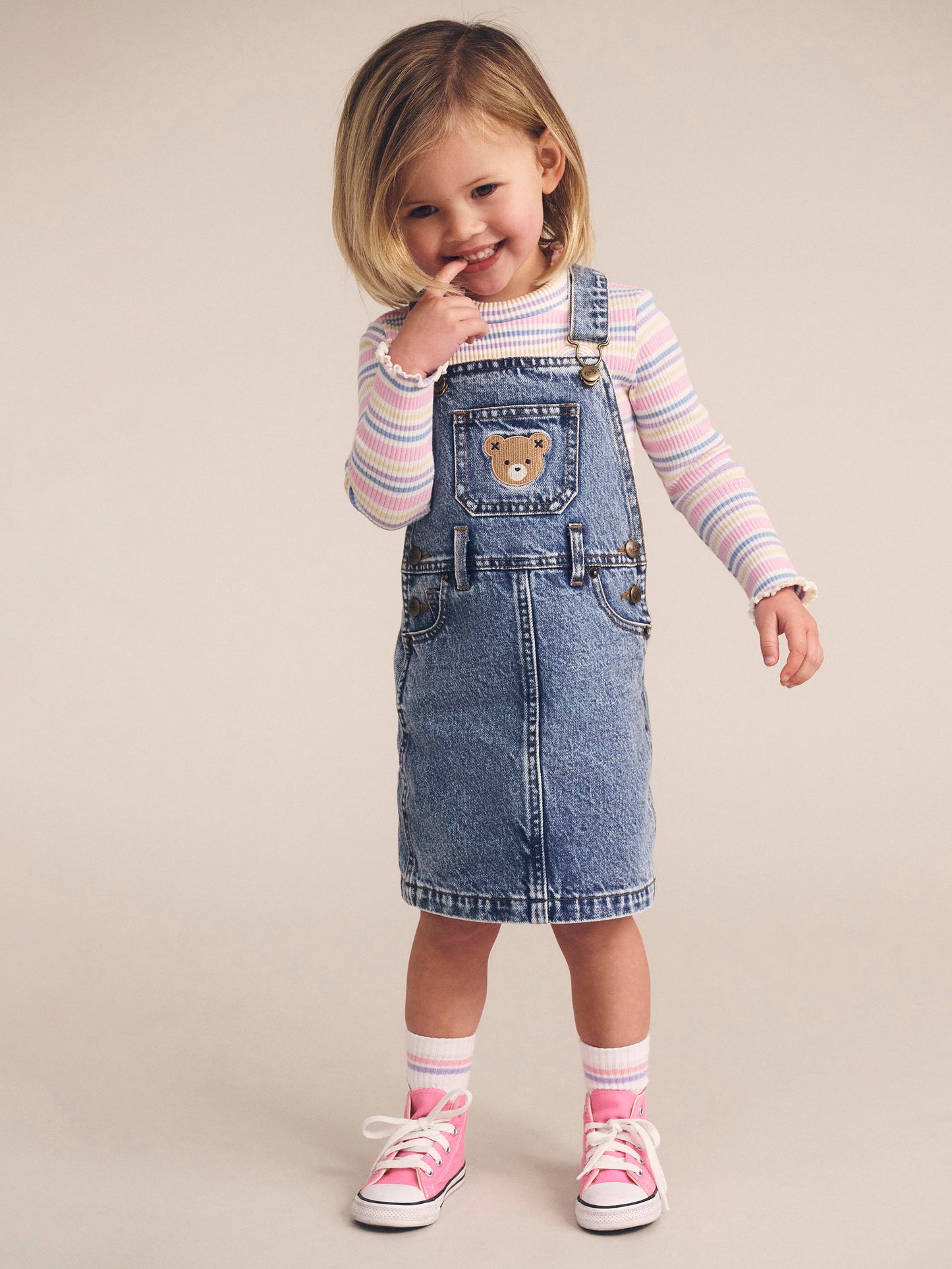 RIB SKIVVY - RAINBOW STRIPE