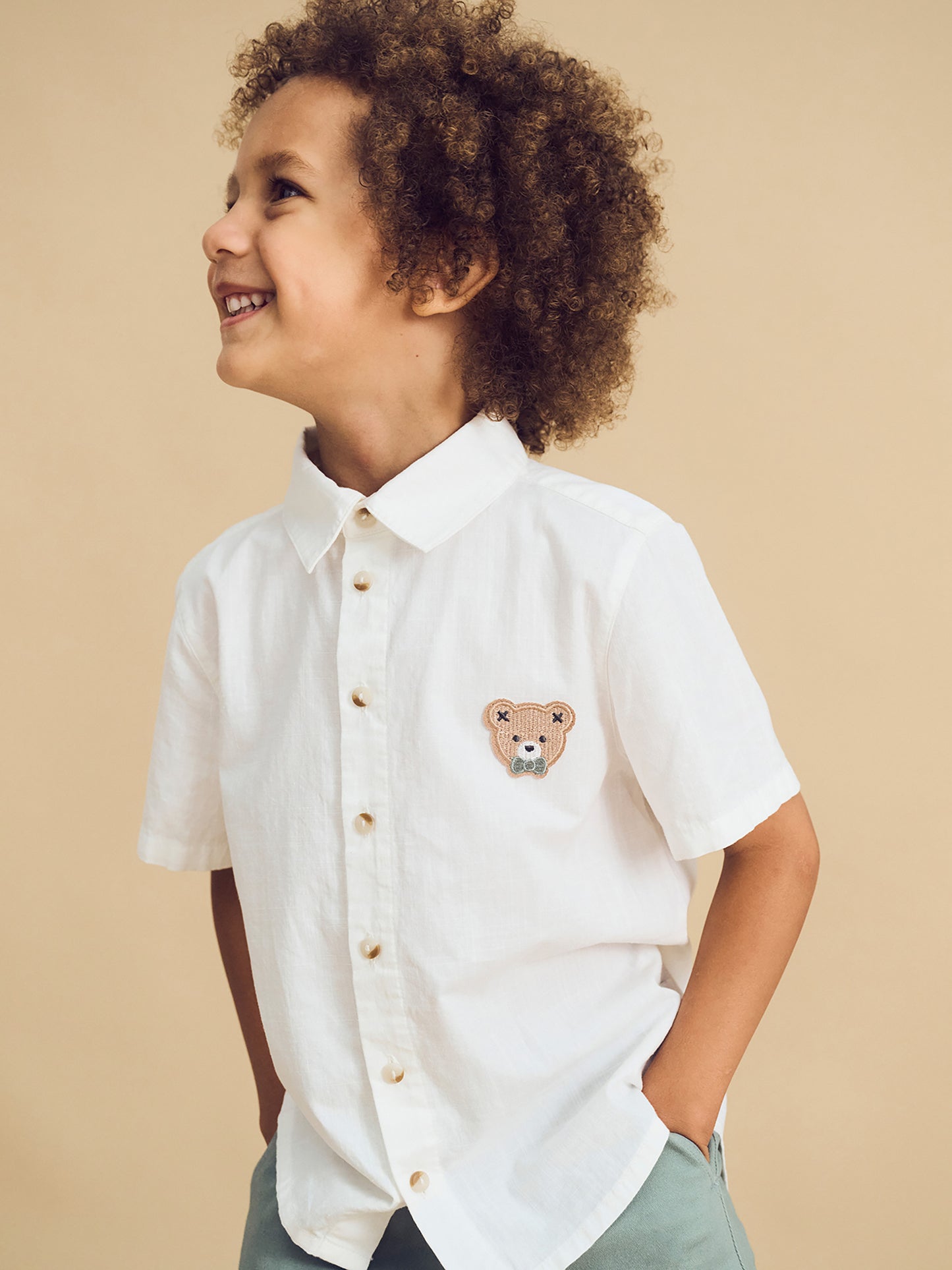 HUXBEAR SIGNATURE SHIRT - WHITE
