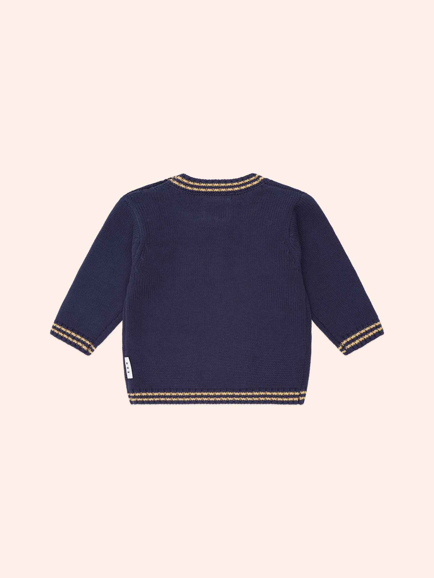 BALLER HUX TIPPED PULLOVER - NAVY
