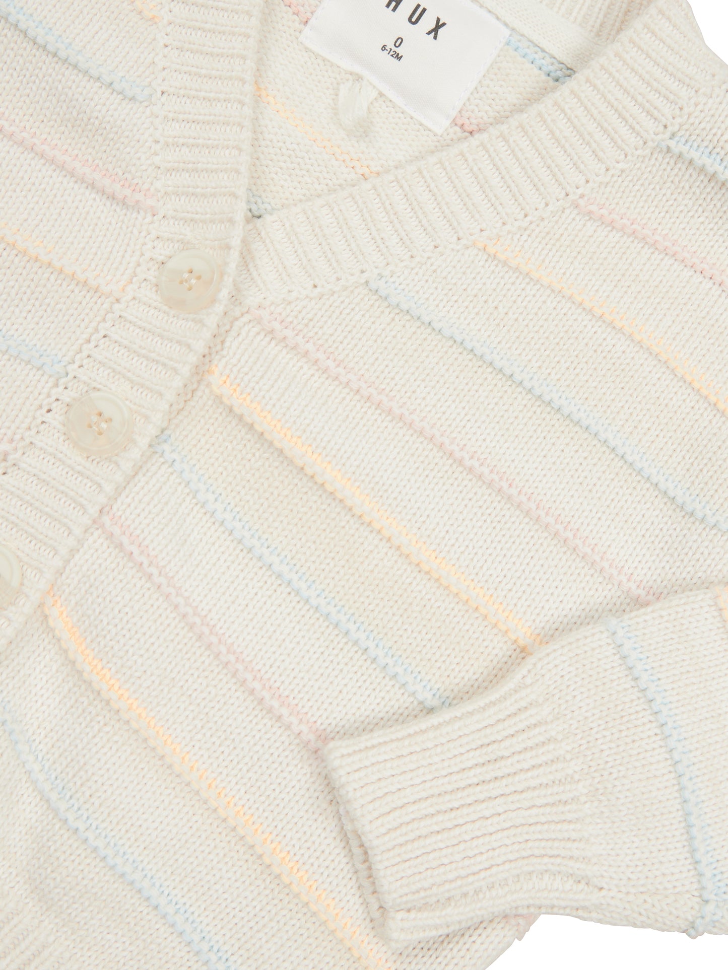 BOXY CARDI - PASTEL STRIPE