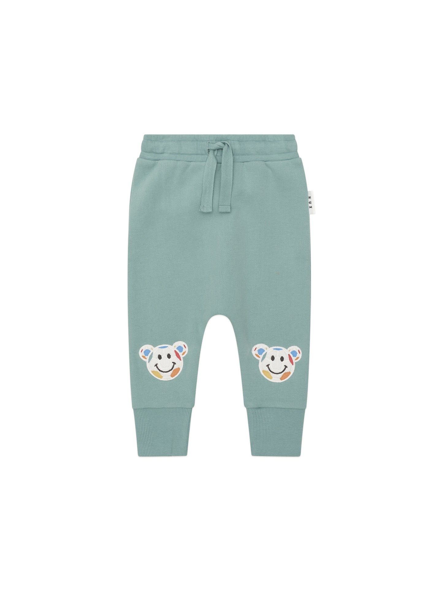 SMILEY SOCCER DROP CROTCH PANT - SPROUT