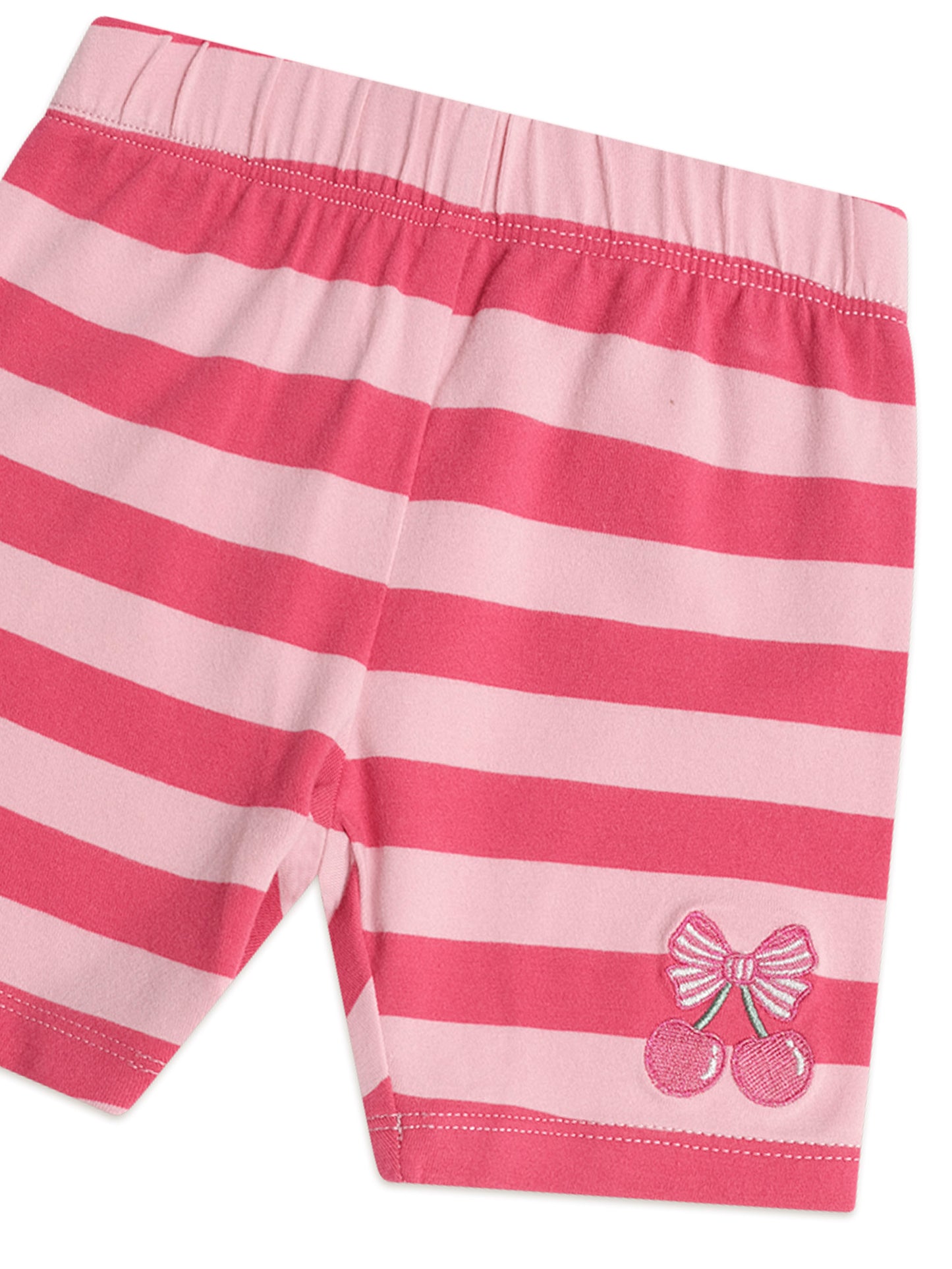 CHERRY PIE BIKE SHORTS - CHERRY APRICOT