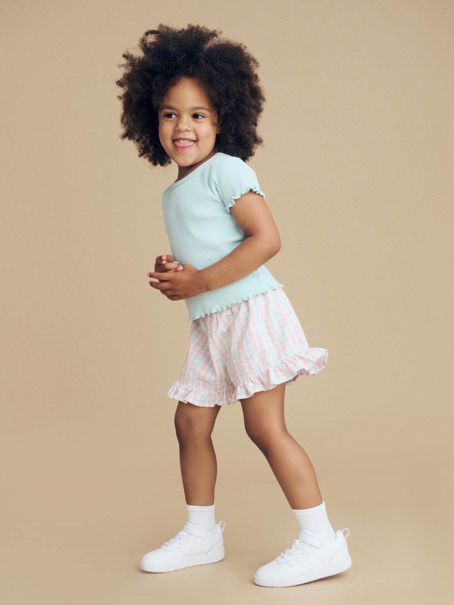 JEWEL CHECK SKORT - MULTI