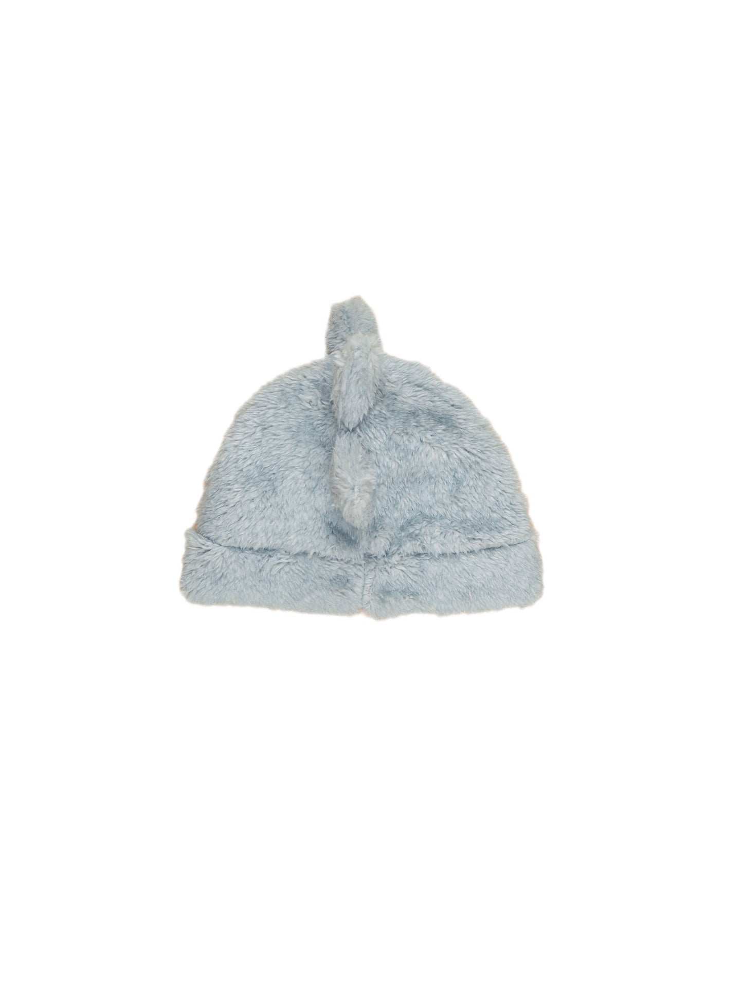 DINO FUR BEANIE - DUSTY BLUE
