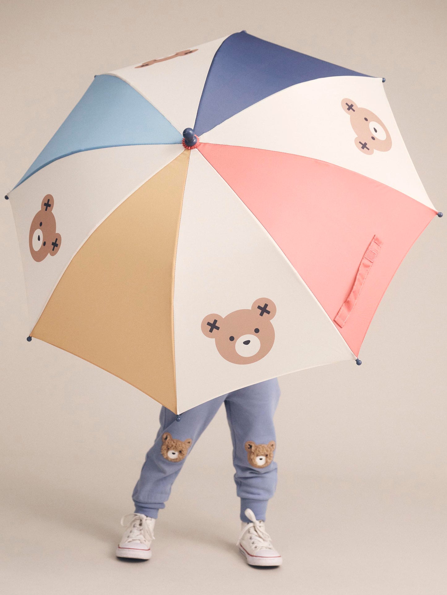 COLOUR BLOCK UMBRELLA - MULTI