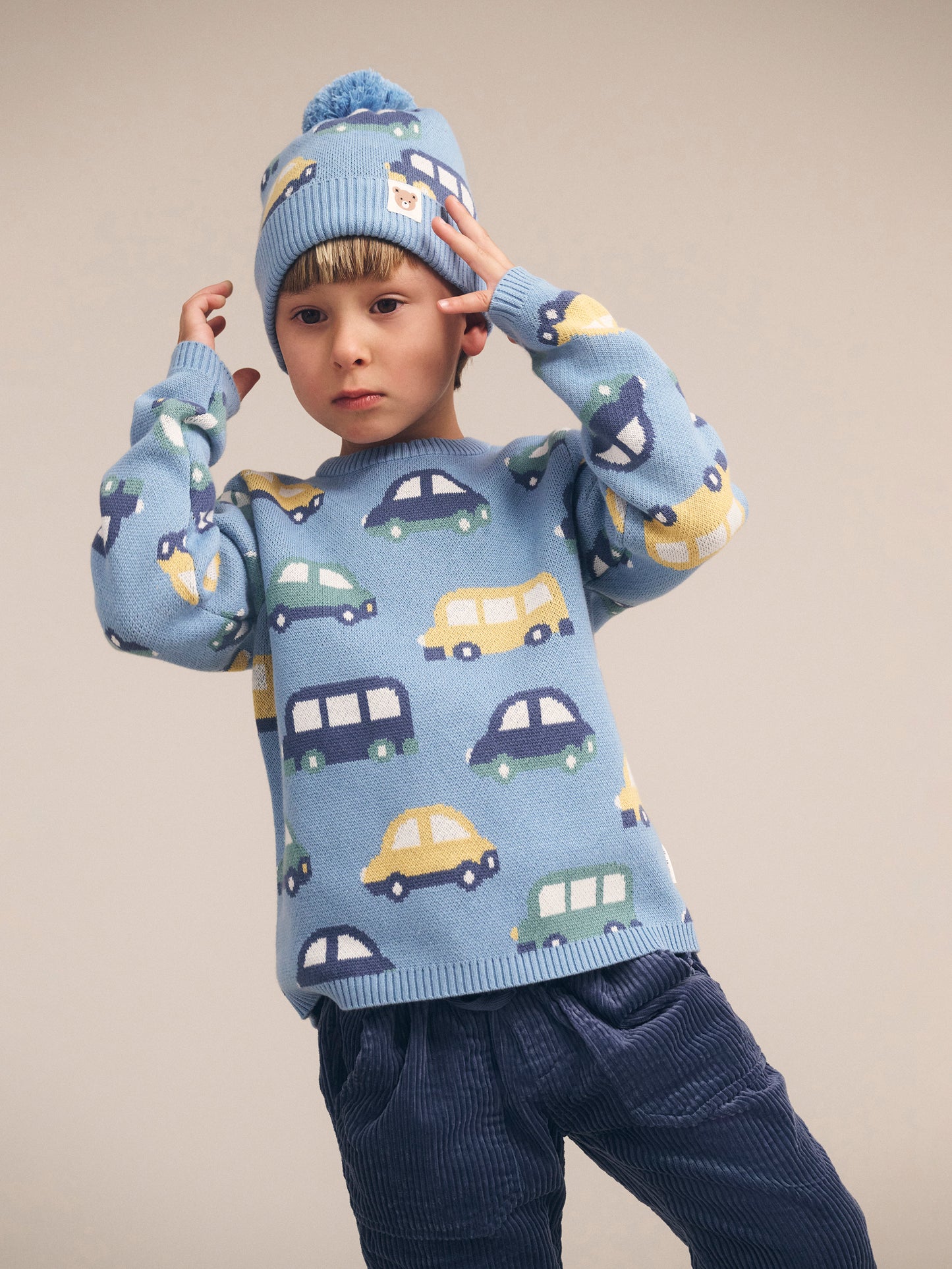HUXMOBILE KNIT BEANIE - MULTI