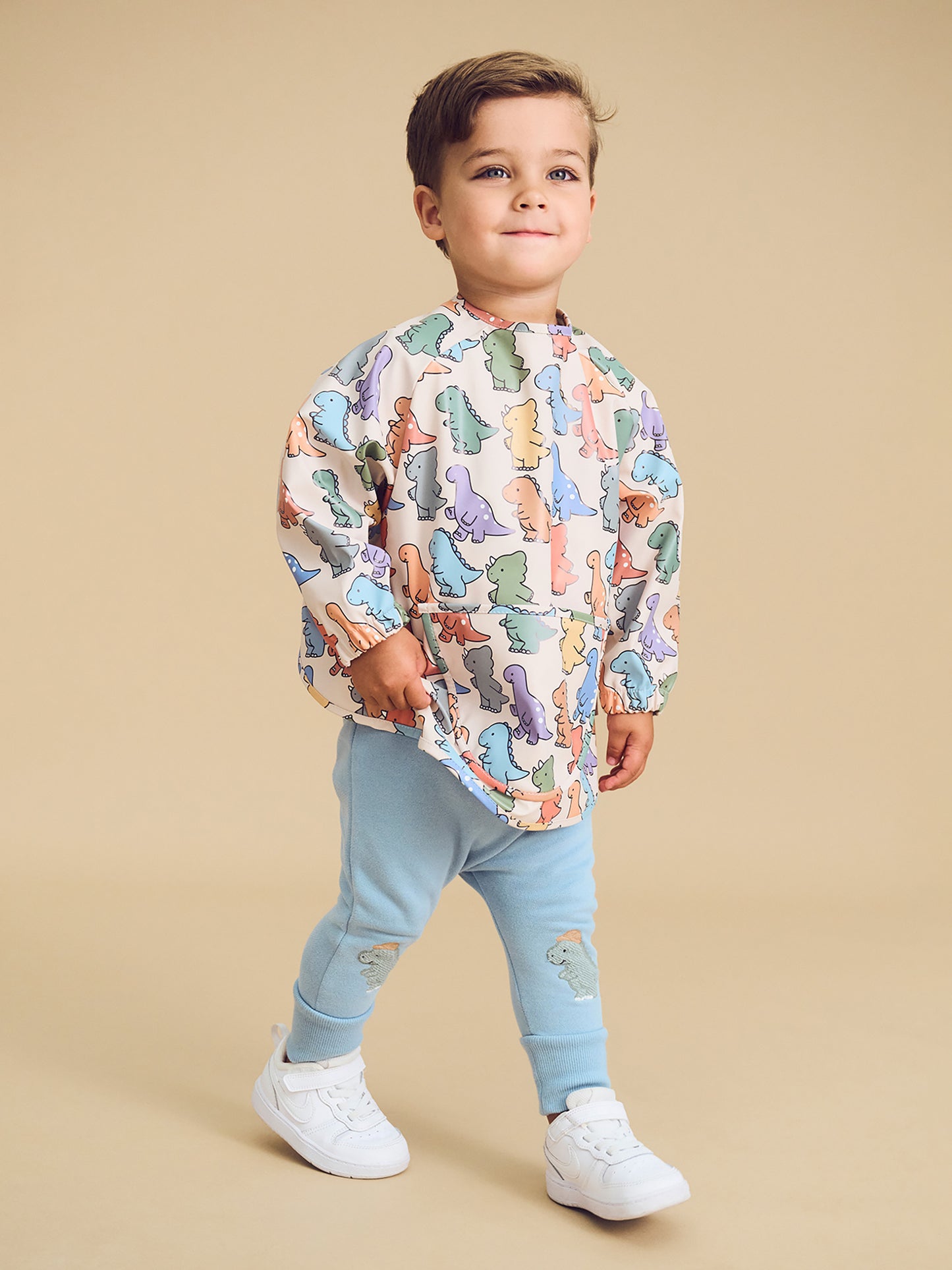 DINO PLAY SMOCK - MULTI