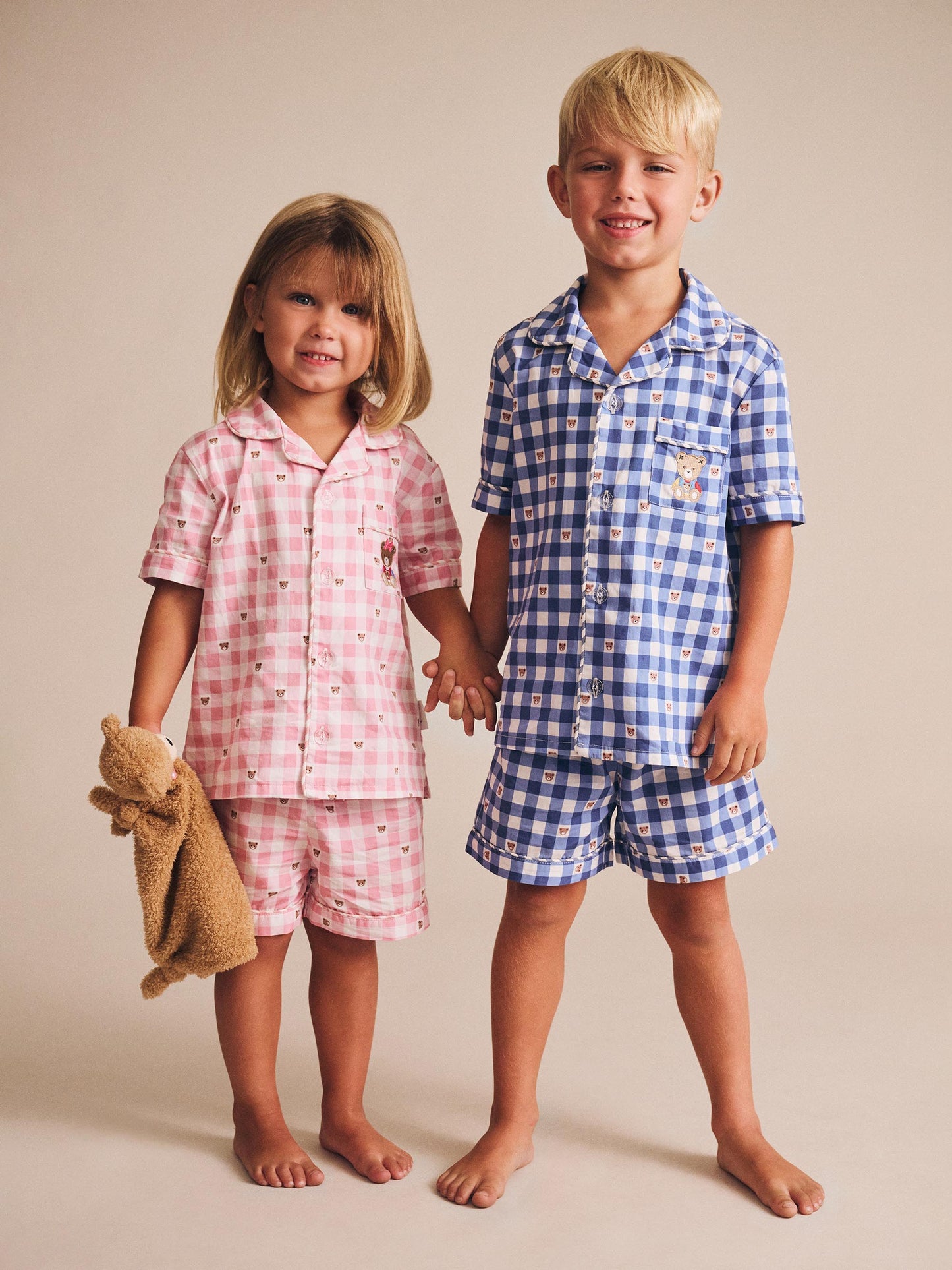 HUXETTE CHECK PJS - STRAWBERRY