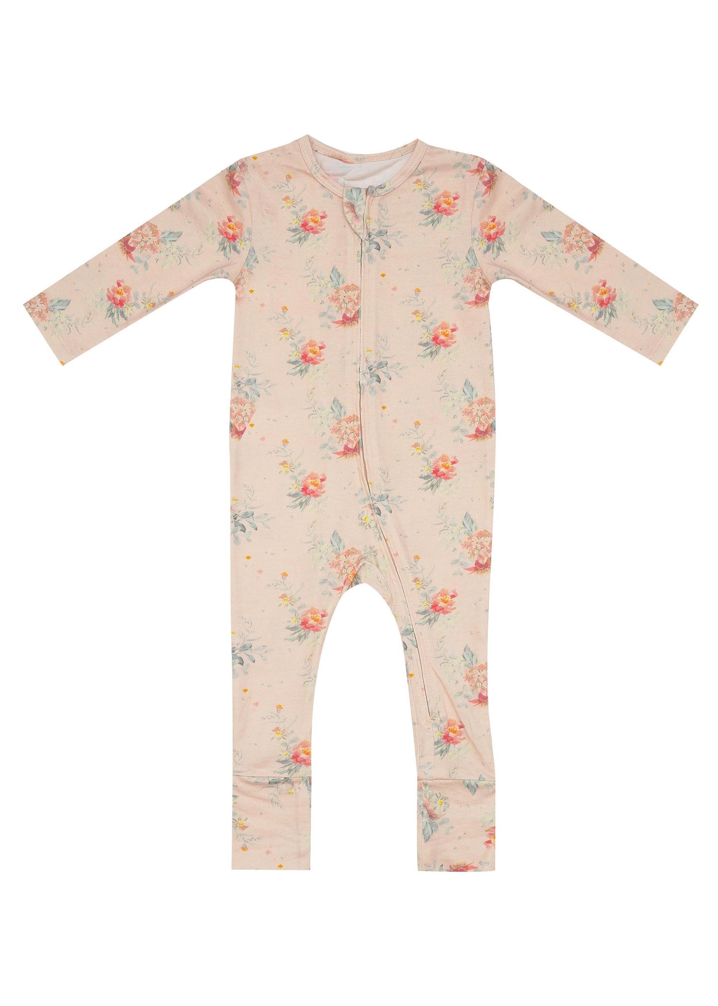 JESSIE ROMPER - VOVO PINK COUNTRY GARDEN