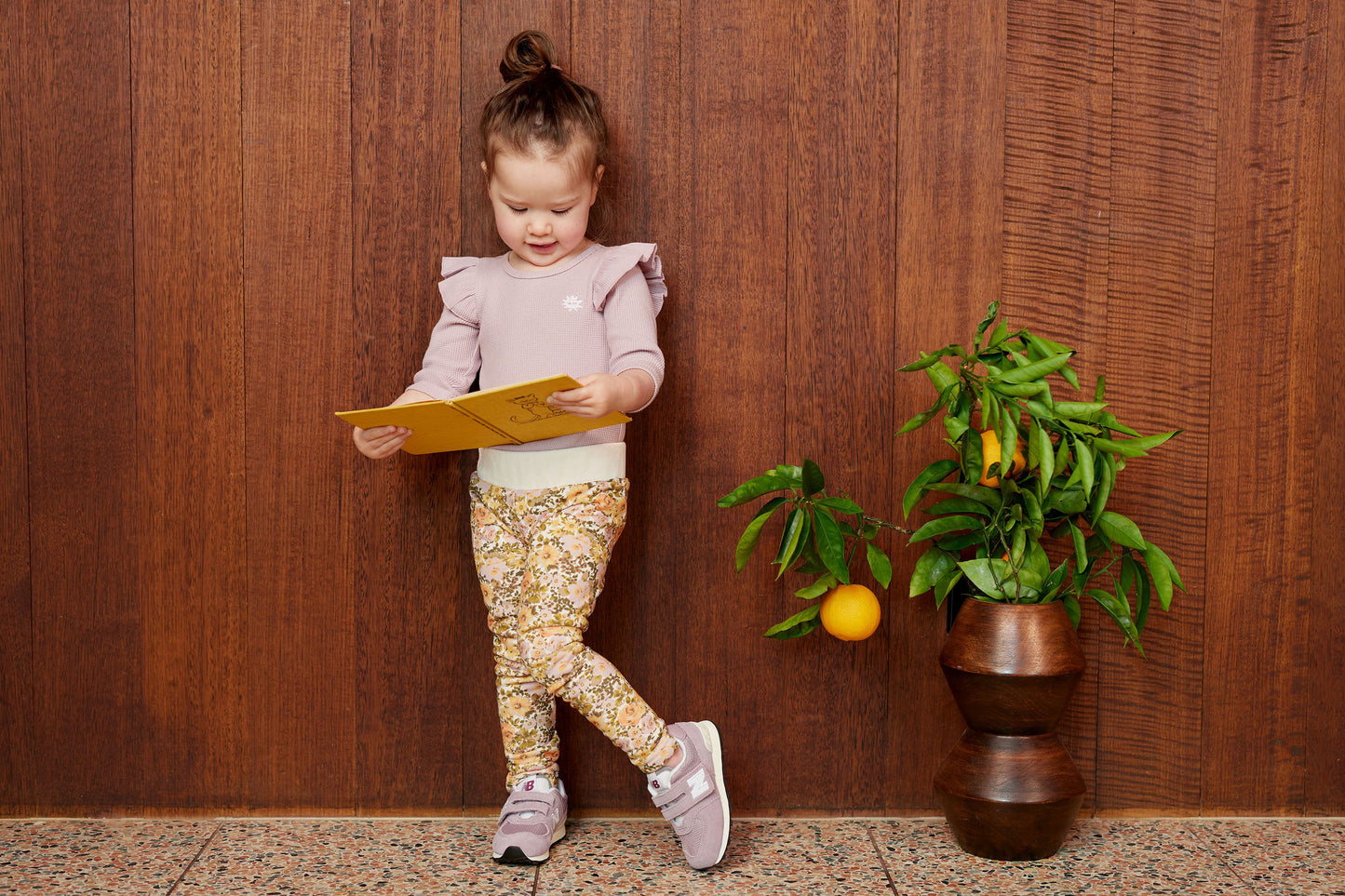 WAFFLE FLUTTER TOP - LILAC