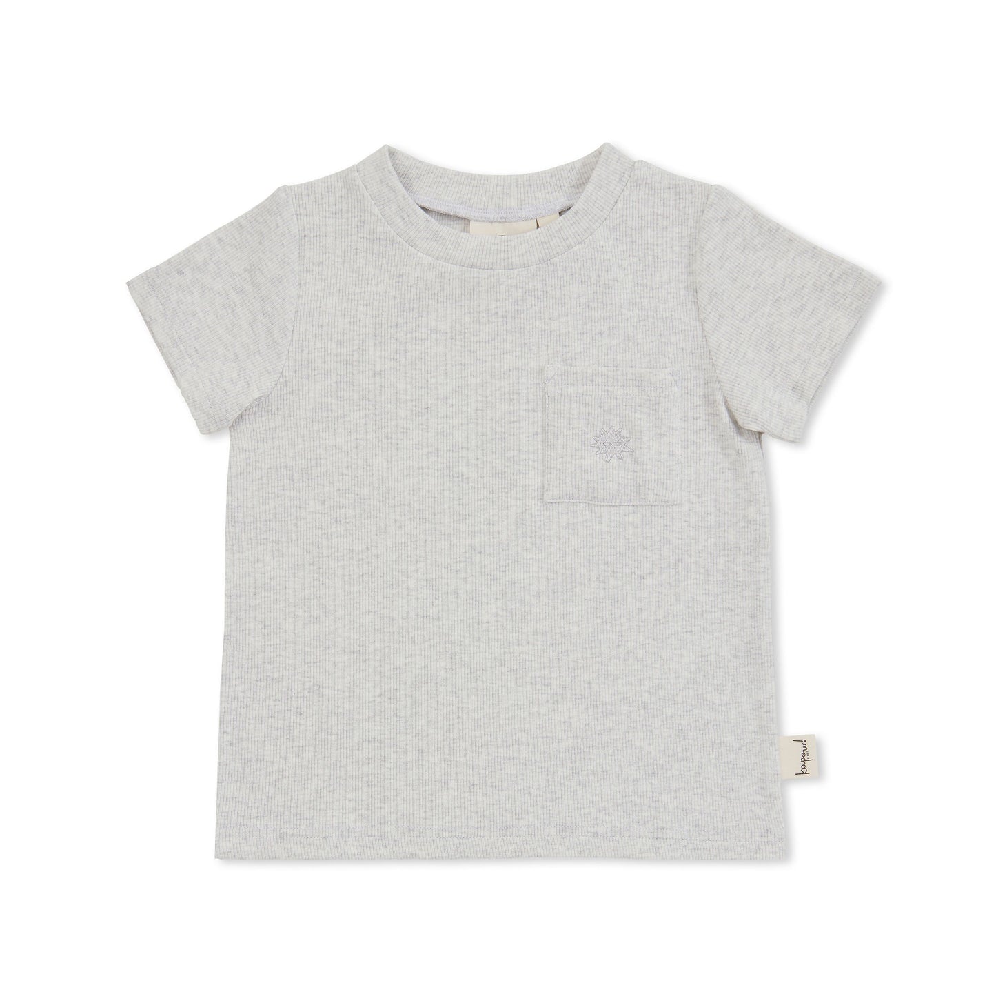 RIB T-SHIRT - MARLE