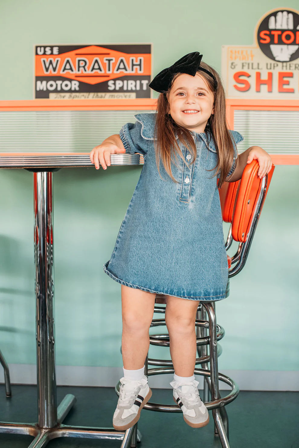 LUNA DENIM DRESS