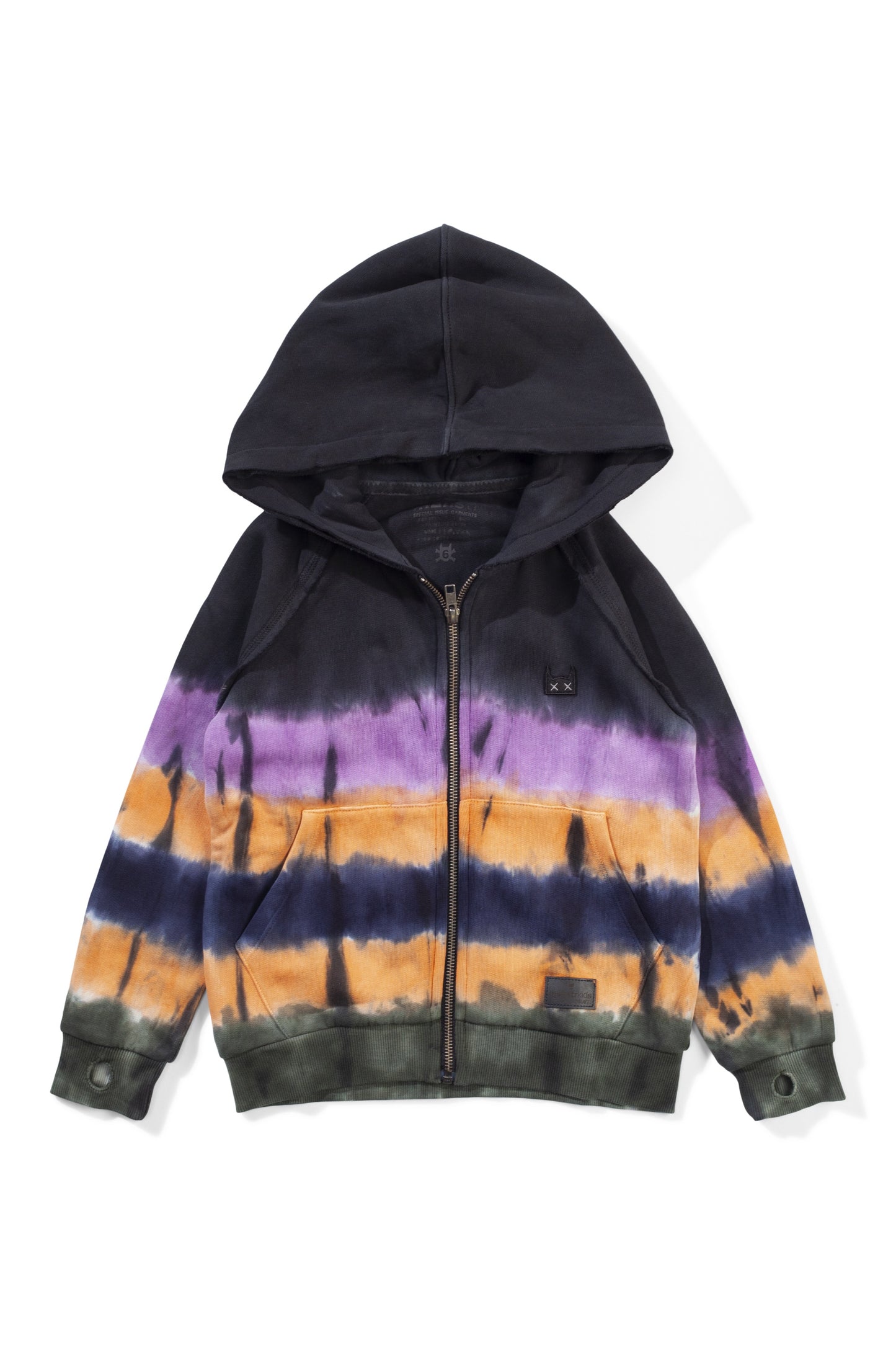 HALFDIP HOODY - BLACK