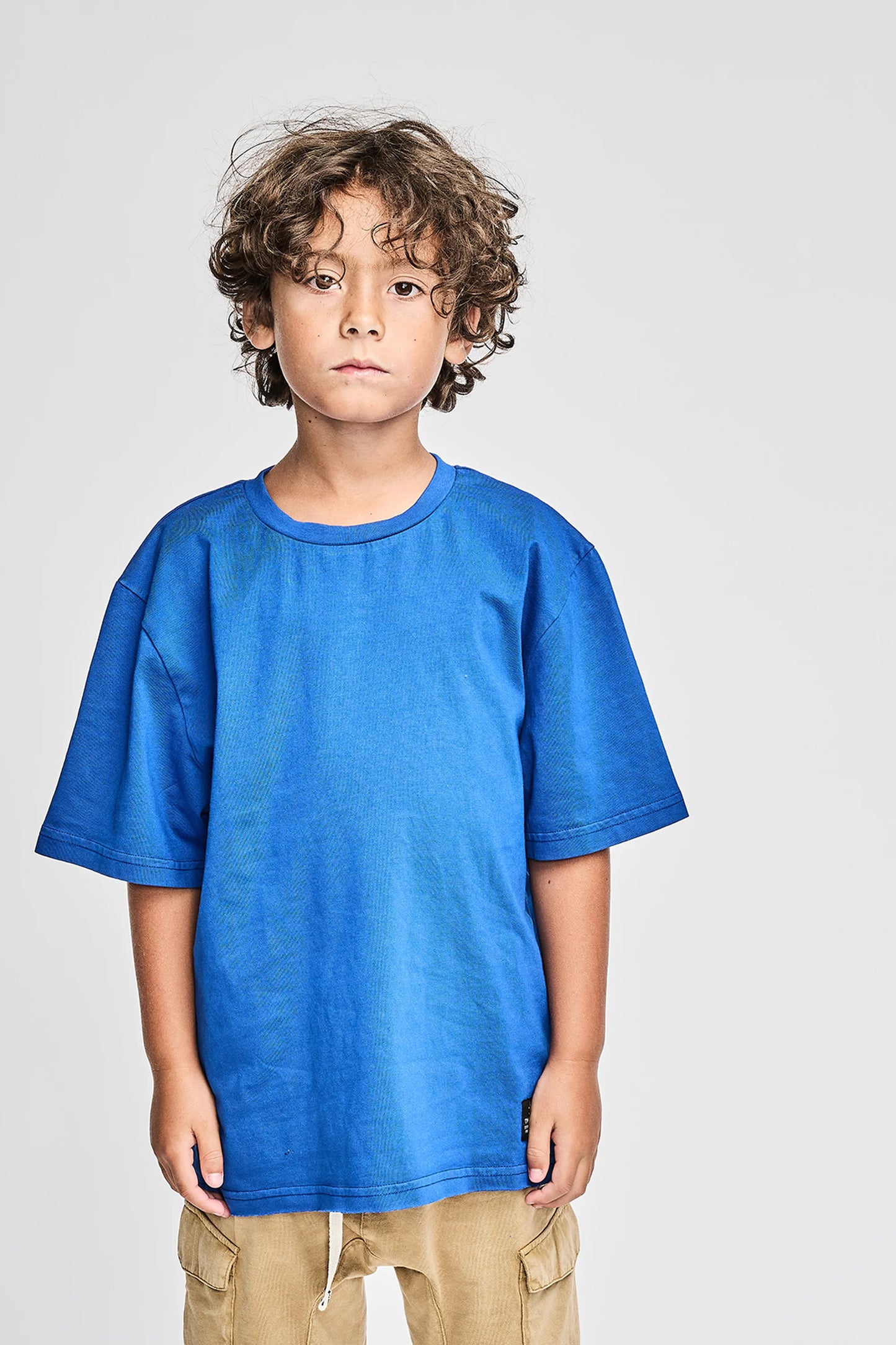 MNSTRBASIK TEE - WASHED ROYAL BLUE