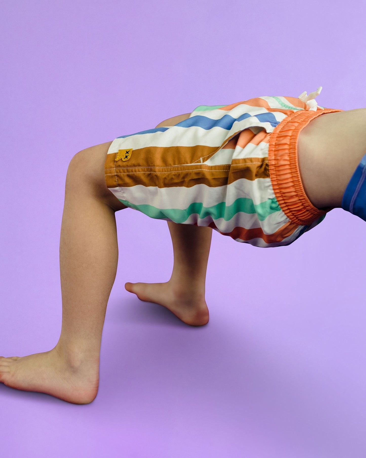 STRIPE YARDAGE PRINT BOARDSHORT